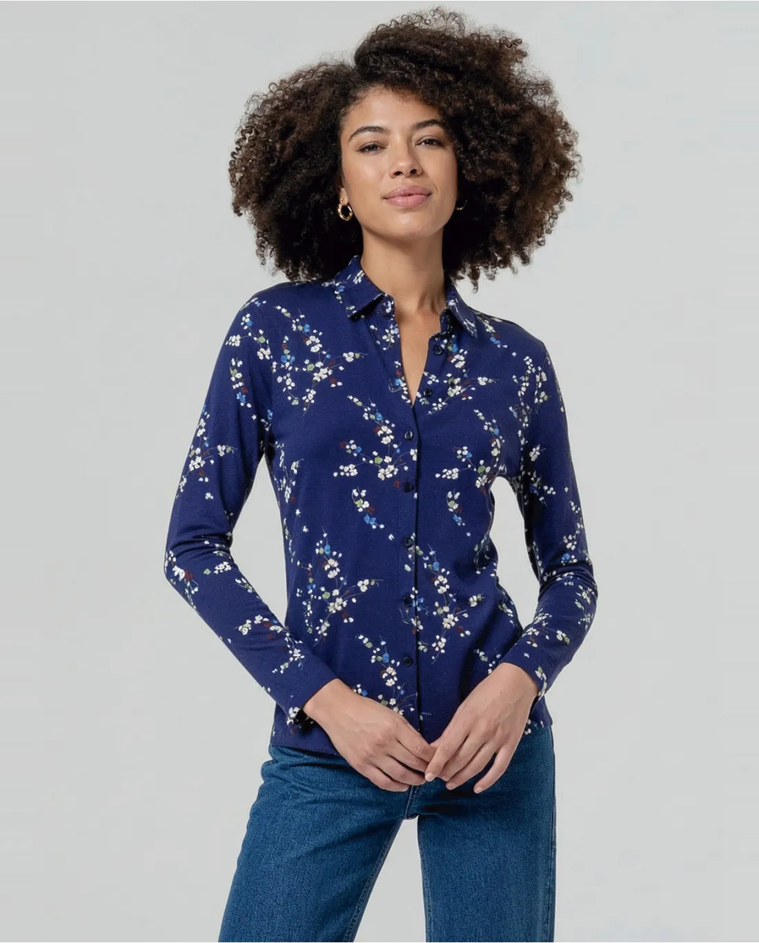 Long Sleeve Shirt - Navy