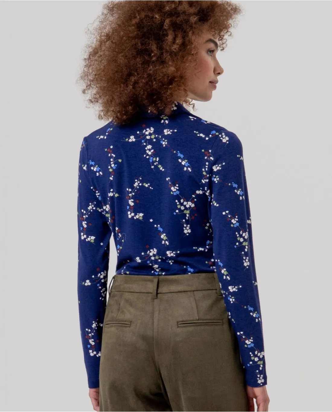 Long Sleeve Shirt - Navy - Afbeelding 2
