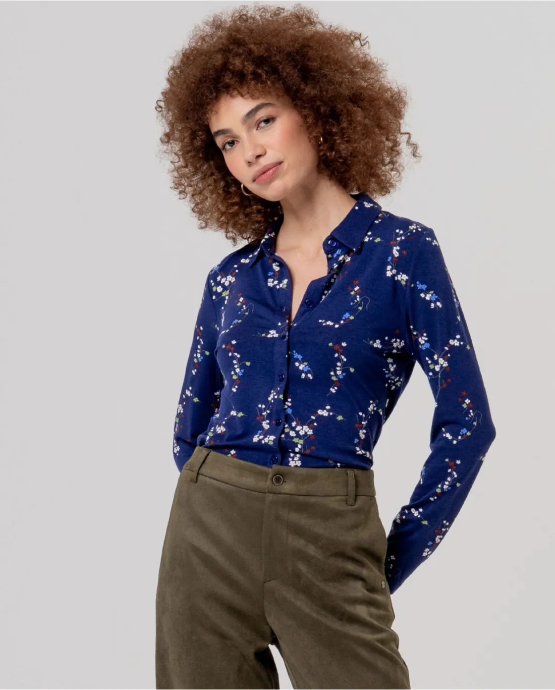 Long Sleeve Shirt - Navy - Afbeelding 3