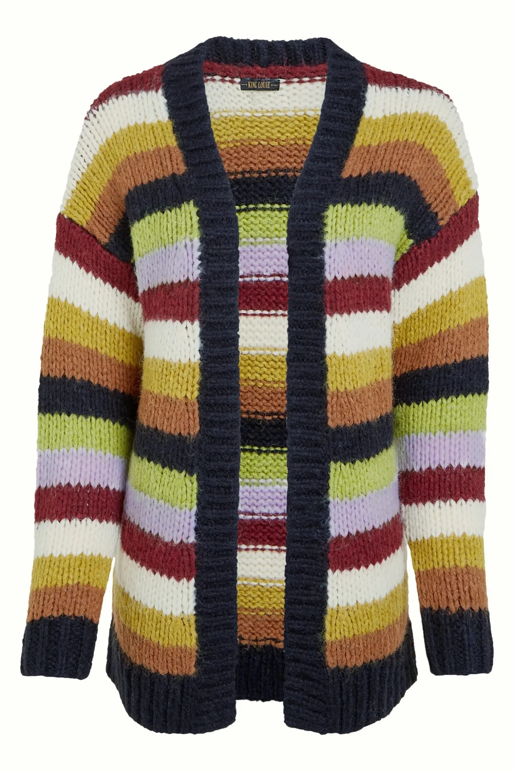 Cardi Oversize Campo Knit Stripe - Multi color - Afbeelding 6