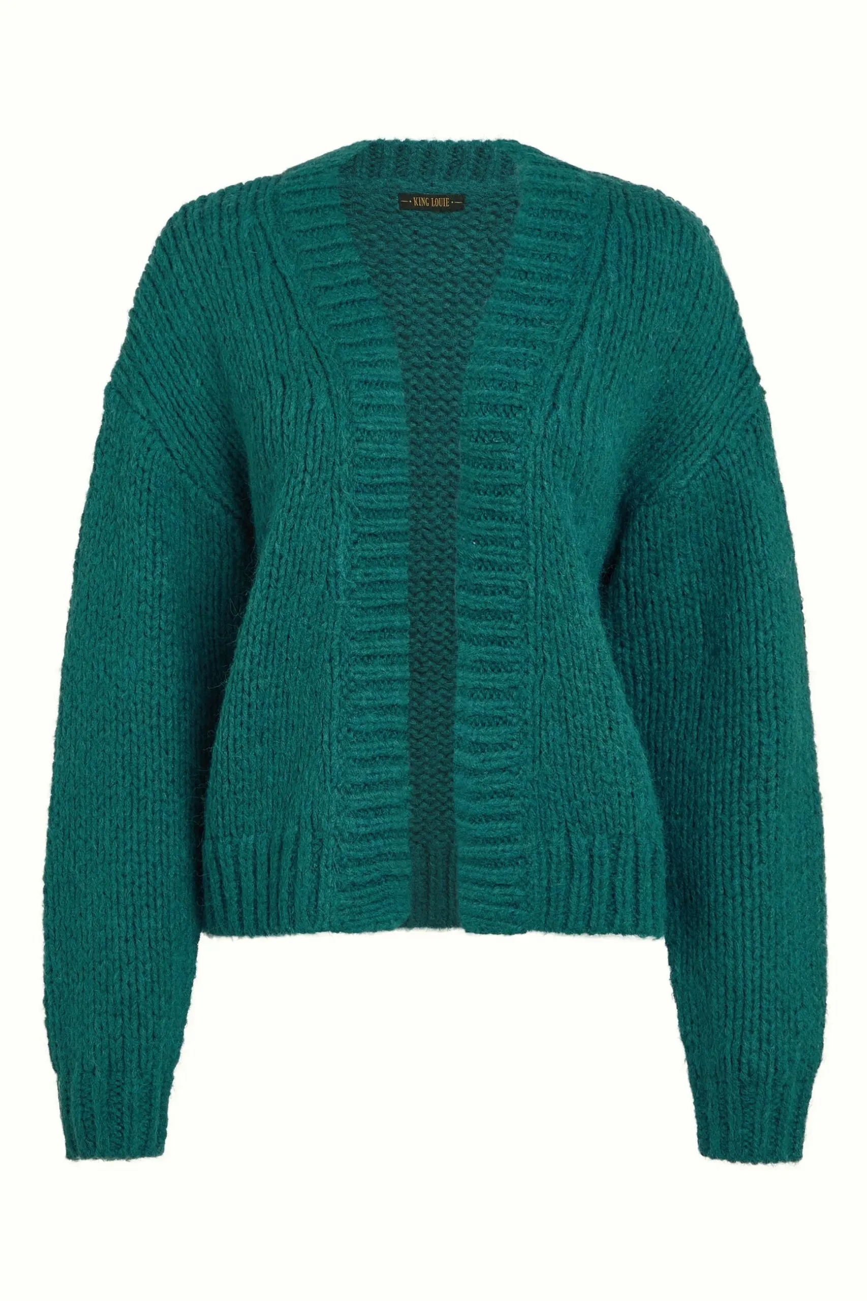 Cardi Oversize Short Campo Knit - Antique Green - Afbeelding 5