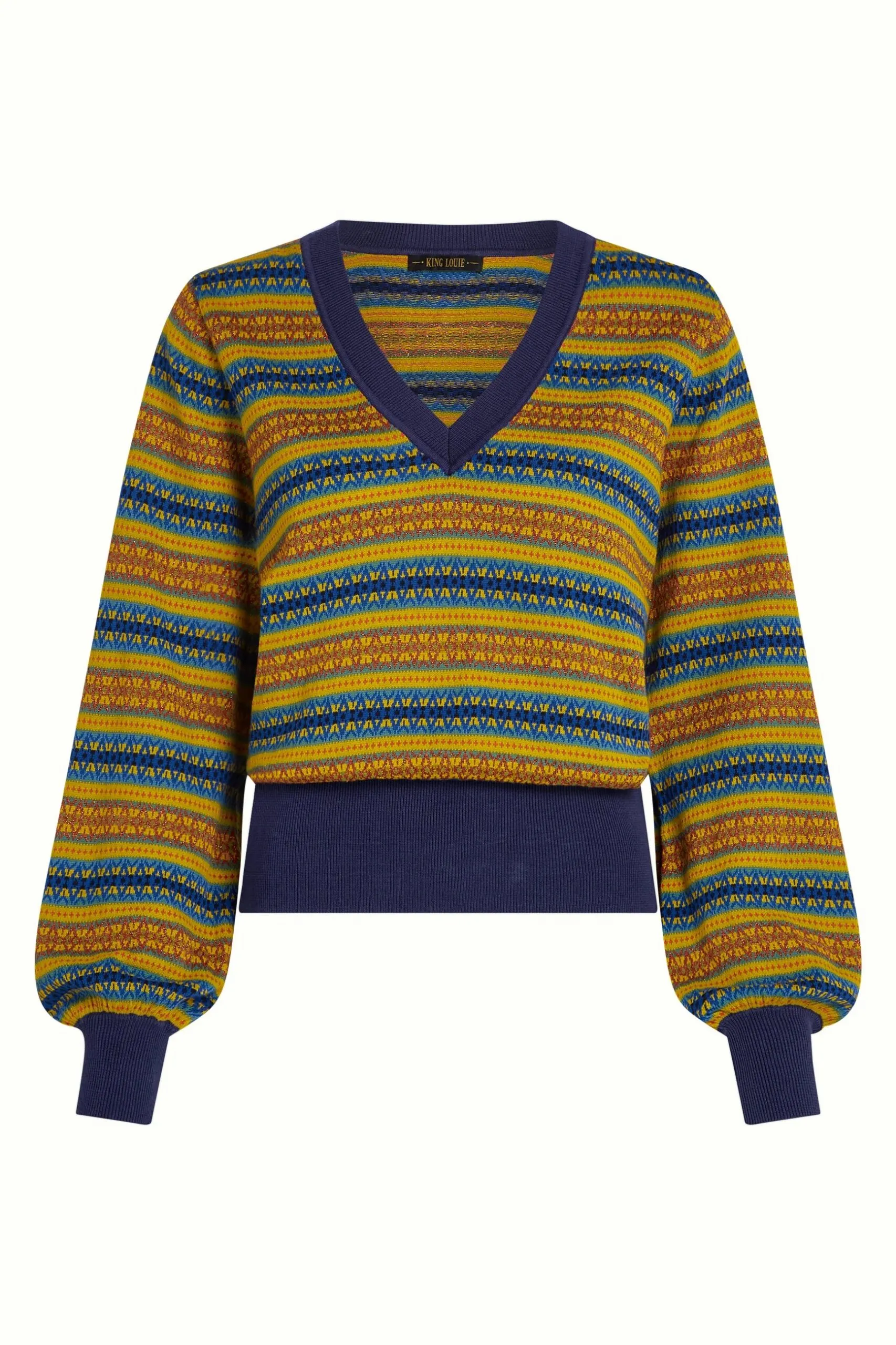 Bell Top V-Neck Rosedale - Multi color - Afbeelding 4