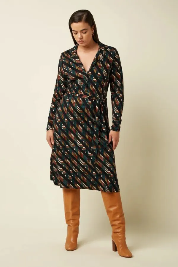 Lola Dress Lewis - Zwart