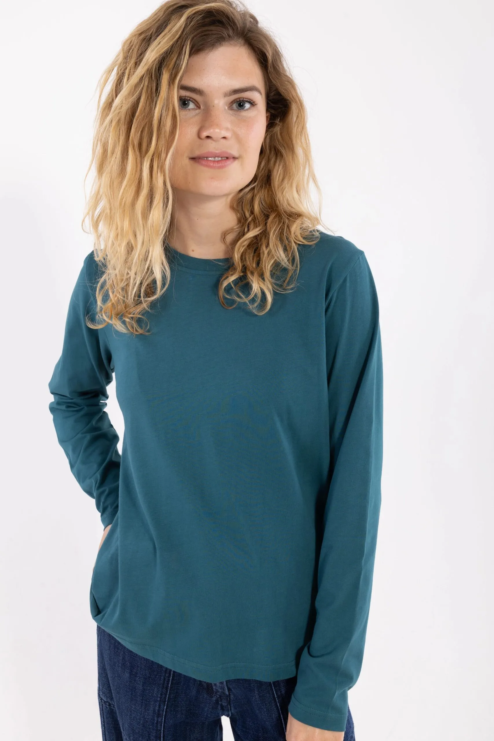 Danebasic Merry LS Tee - Dark Slate - Afbeelding 3