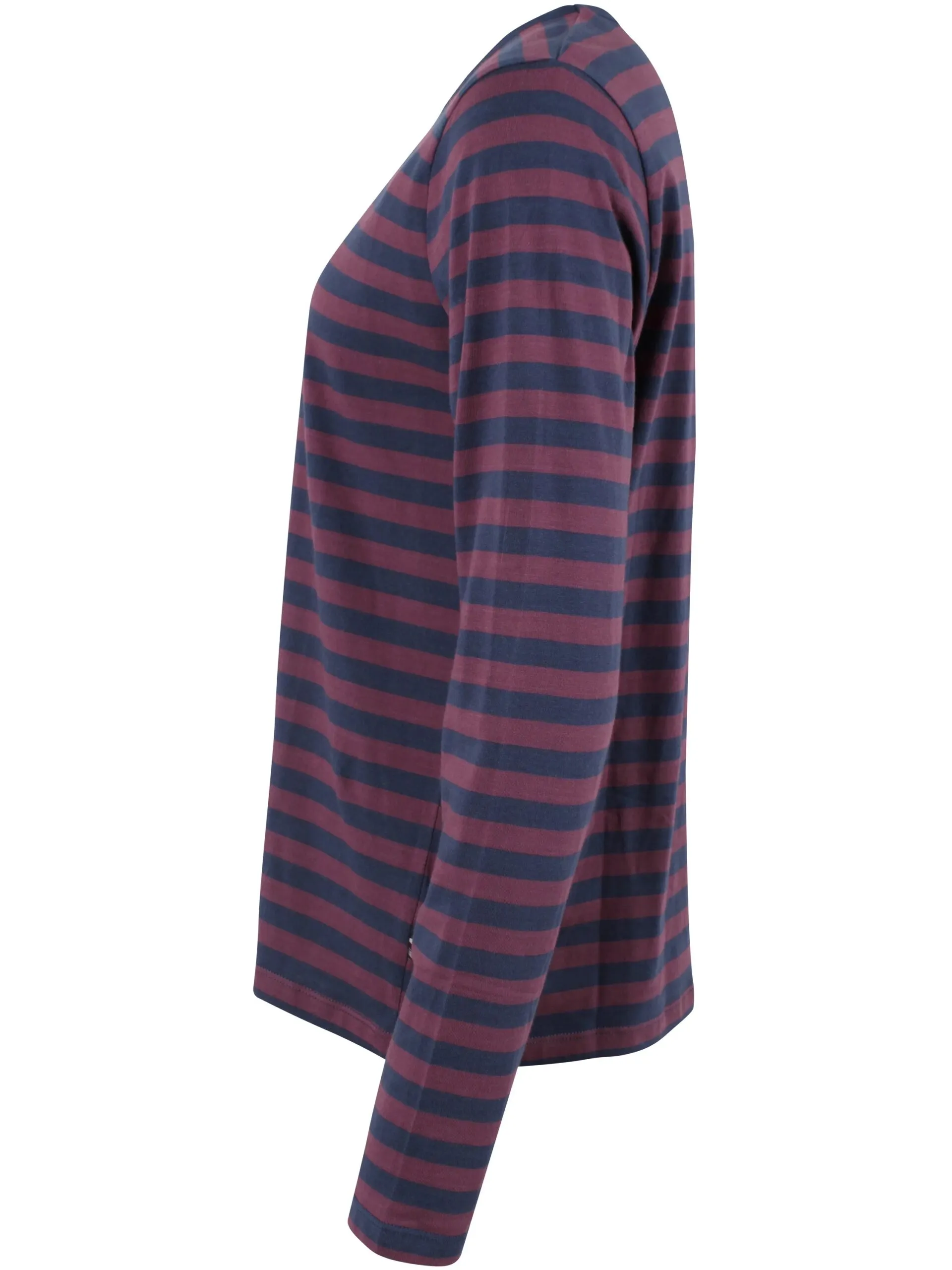 Danebasic Merry LS Tee - Dark Grey Blue/Grey Plum - Afbeelding 4