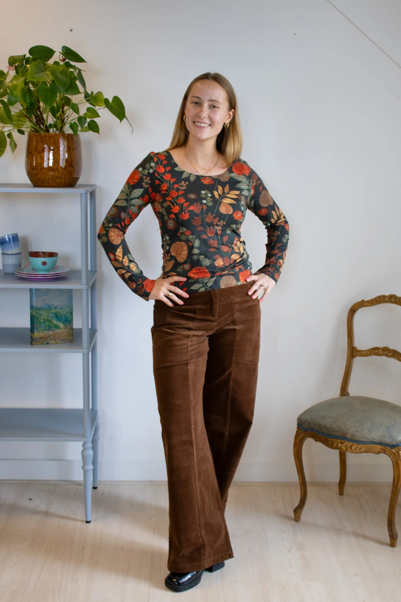 Basic Shirt Long Sleeve - Groen - Afbeelding 4