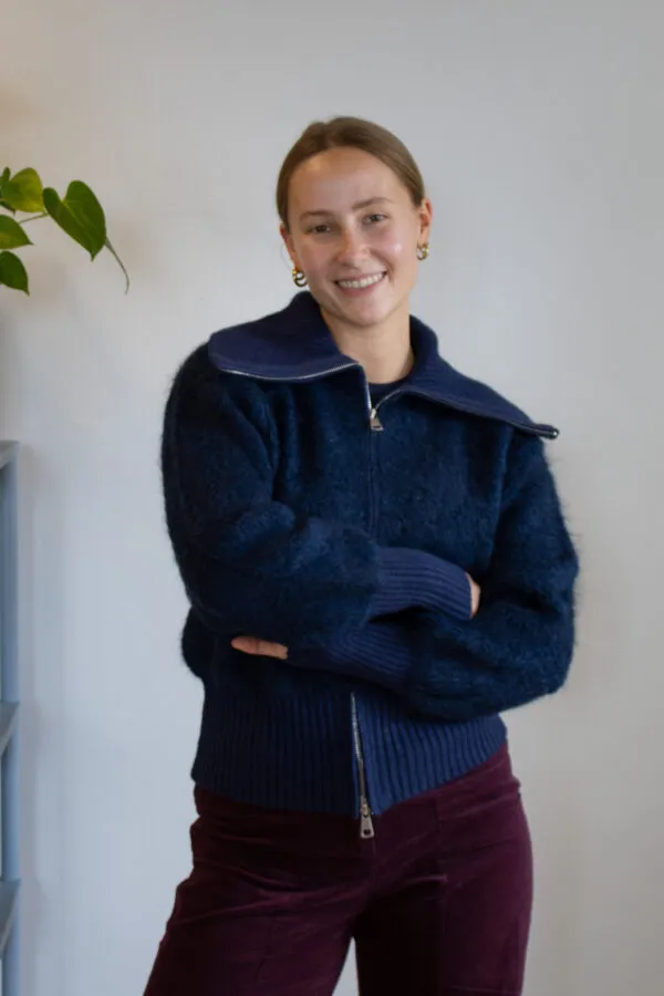 Fernando cardigan - Donkerblauw