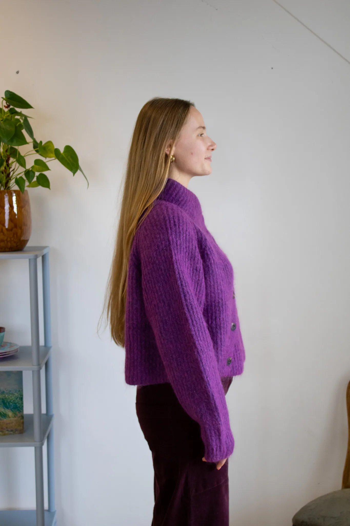 Baffi Cardigan - fuchsia - Afbeelding 3