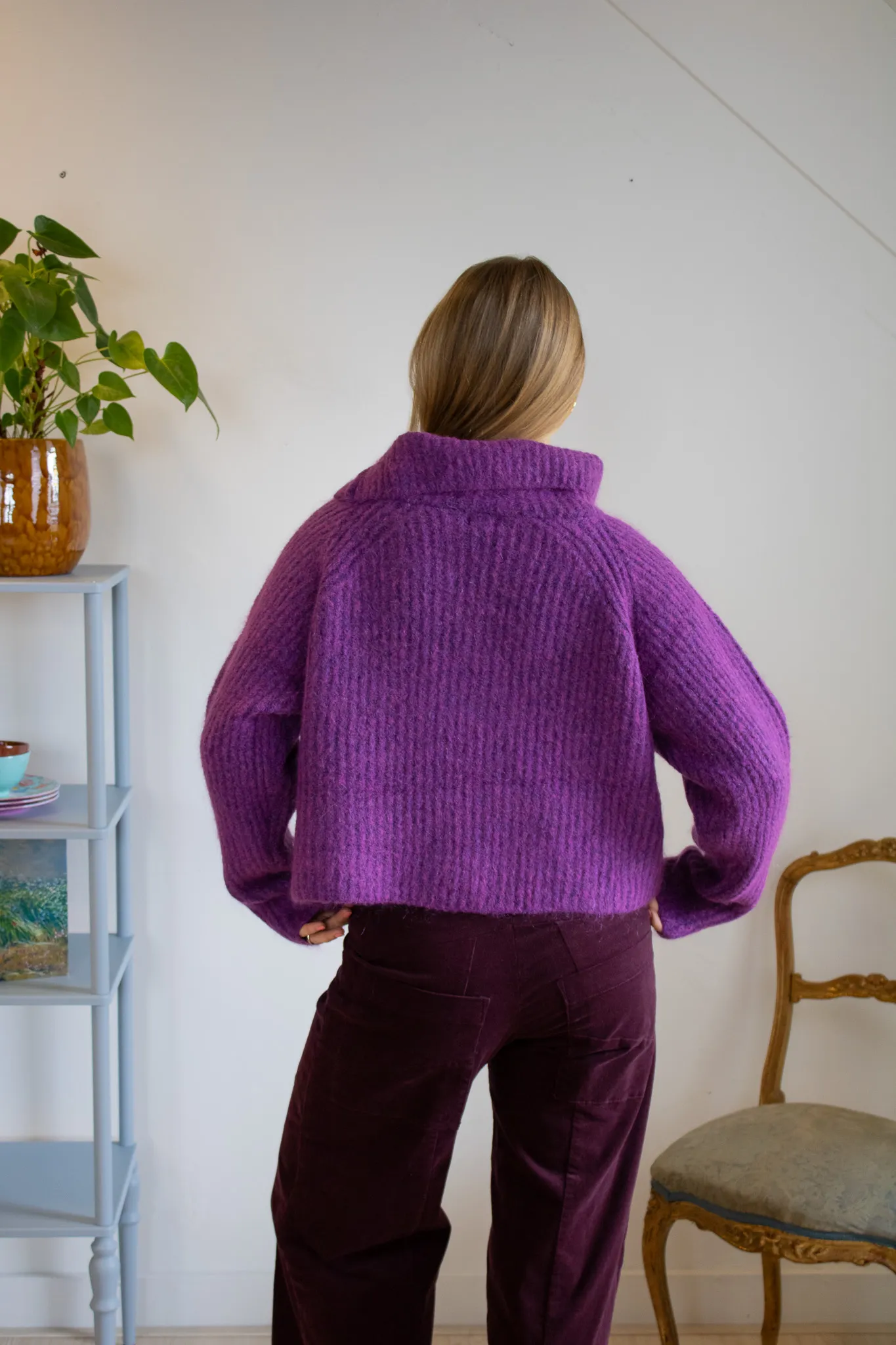 Baffi Cardigan - fuchsia - Afbeelding 4