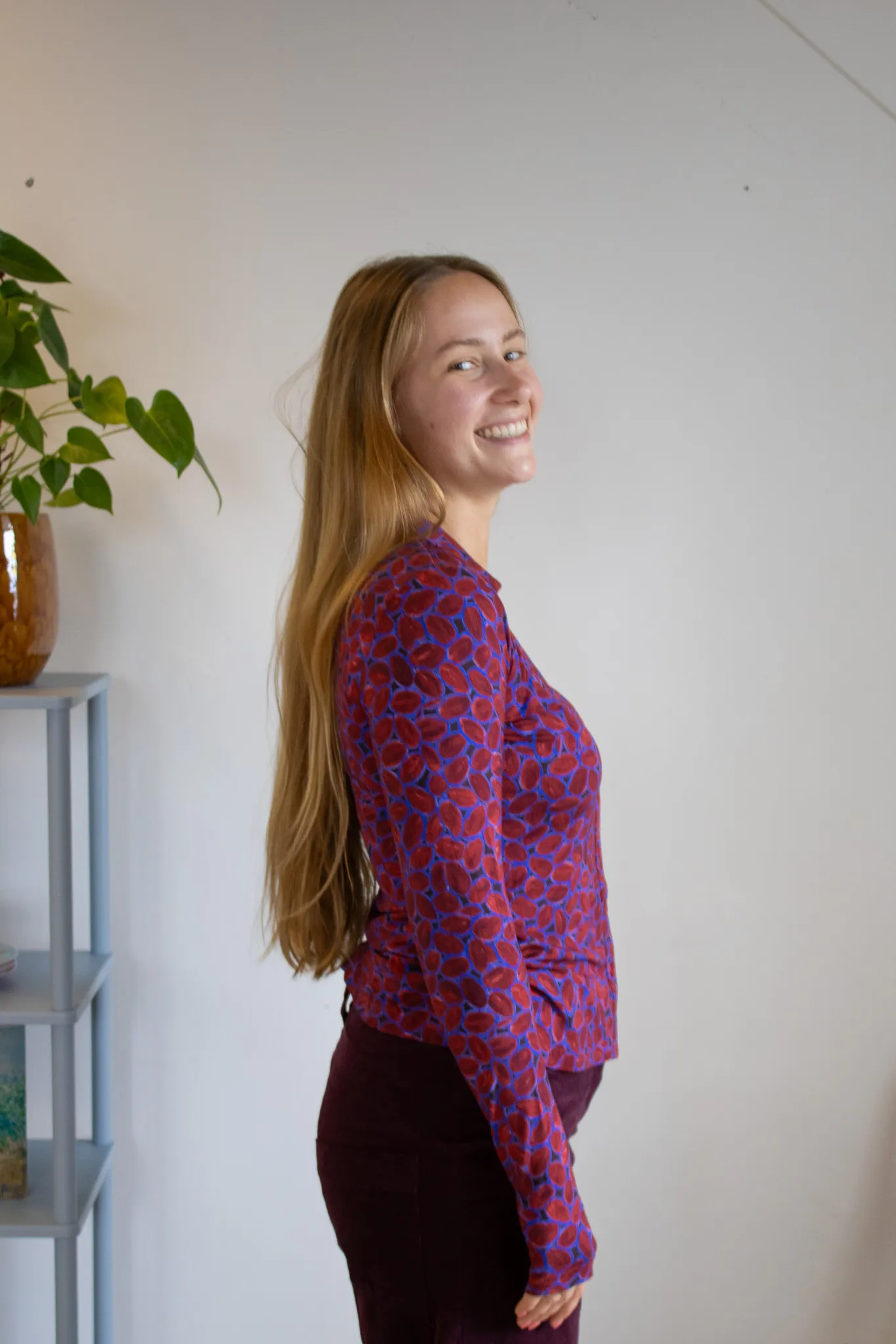 Nottingham Blouse - Donkerrood - Afbeelding 2