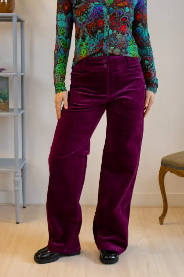 London trousers RBS - fuchsia