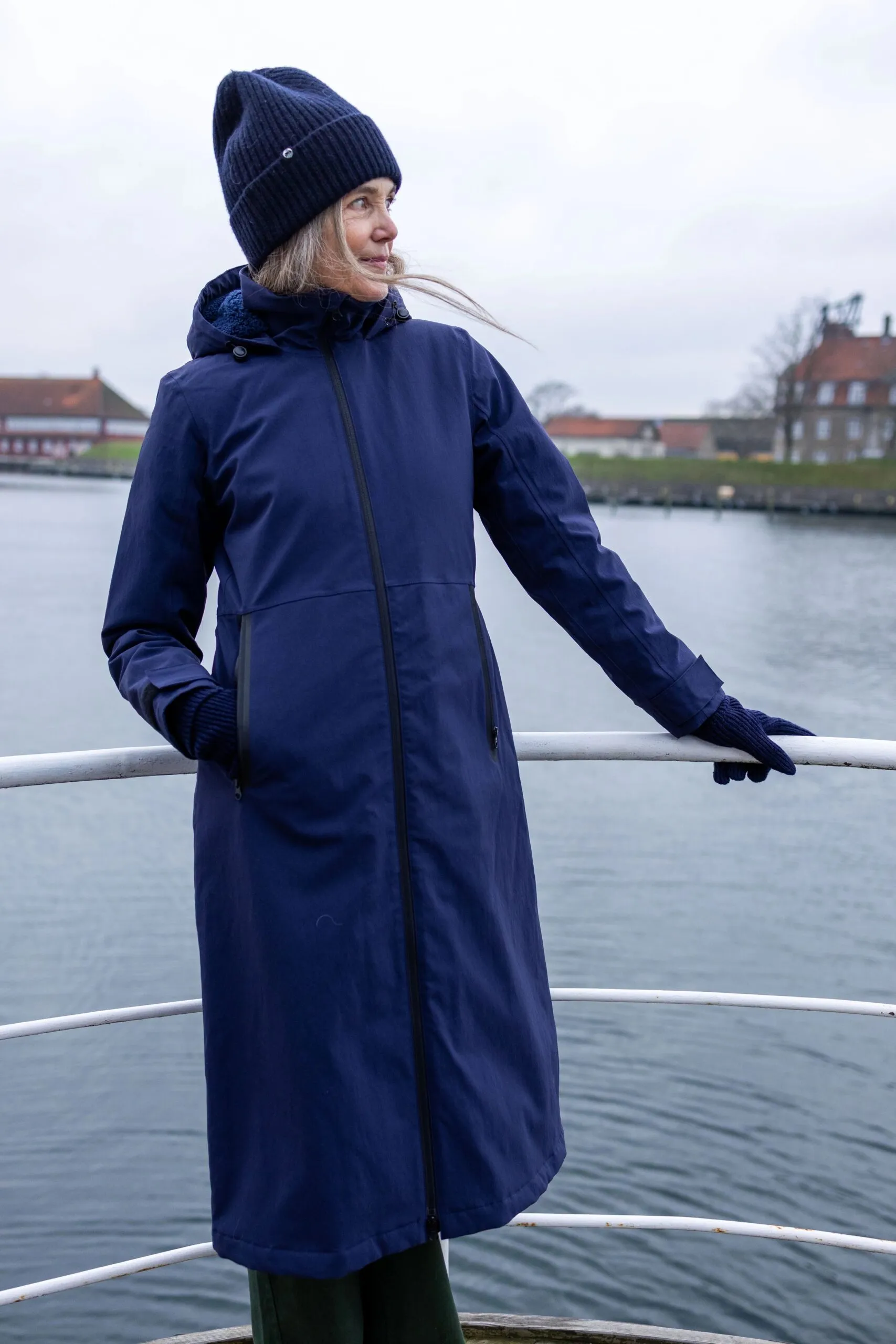 Danesandur Winter Coat - Navy - Afbeelding 2