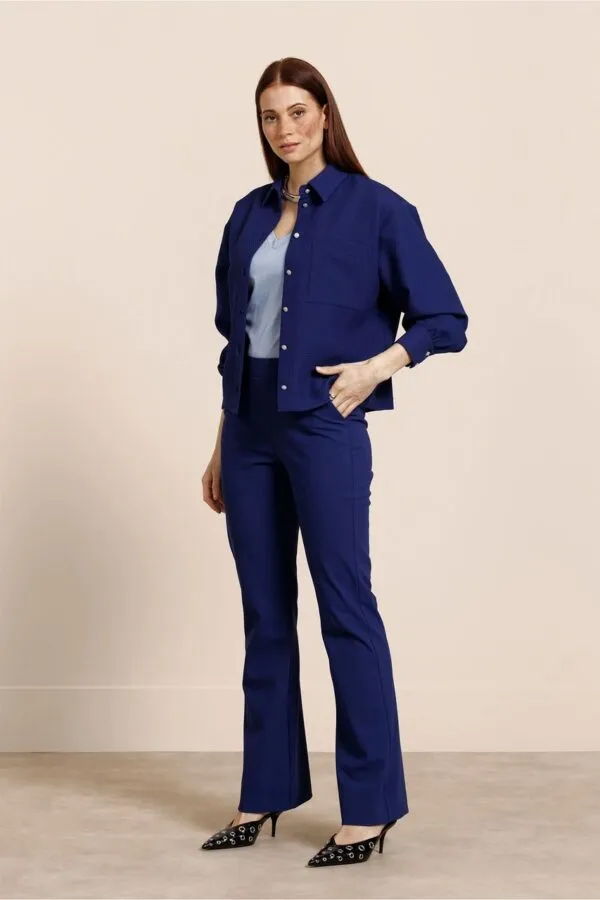 Flair bonded trousers - Ink Blue