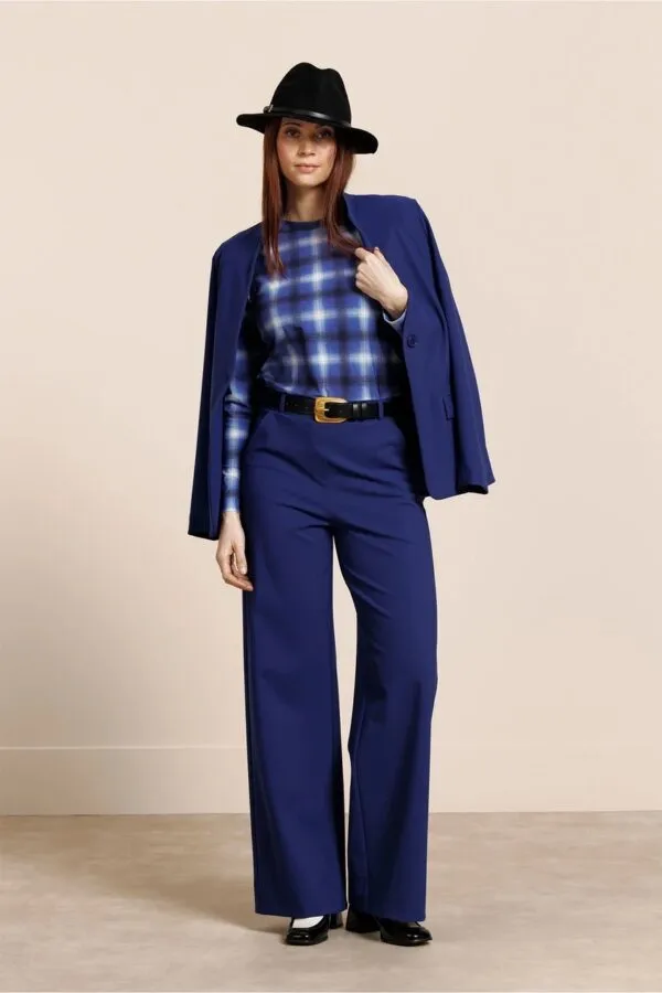 Lexie bonded trousers - Ink Blue