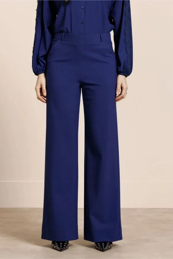 Lexie bonded trousers - Ink Blue
