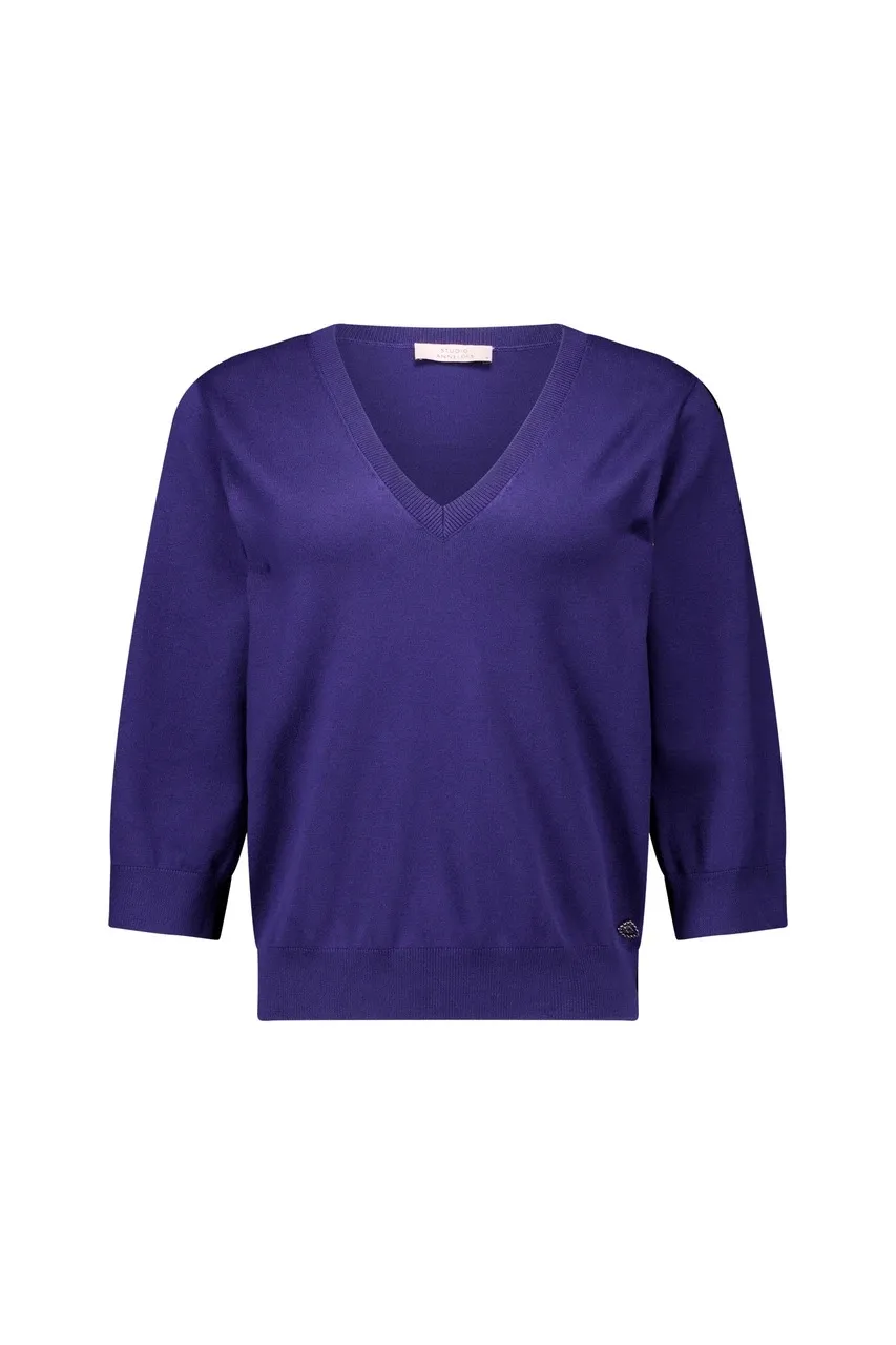 Truida 3/4 pullover - Ink Blue - Afbeelding 5