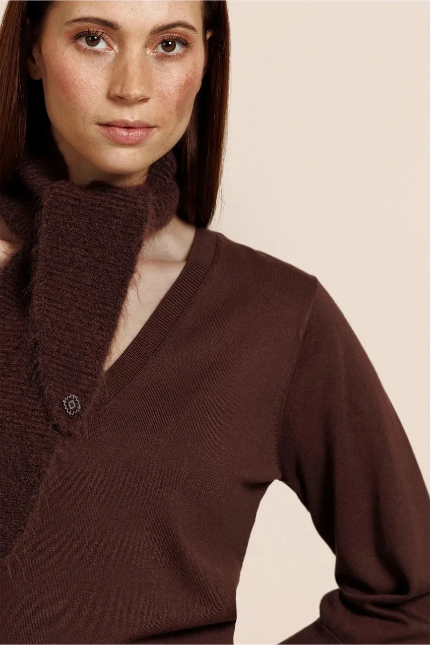 Truida 3/4 pullover - Espresso - Afbeelding 4