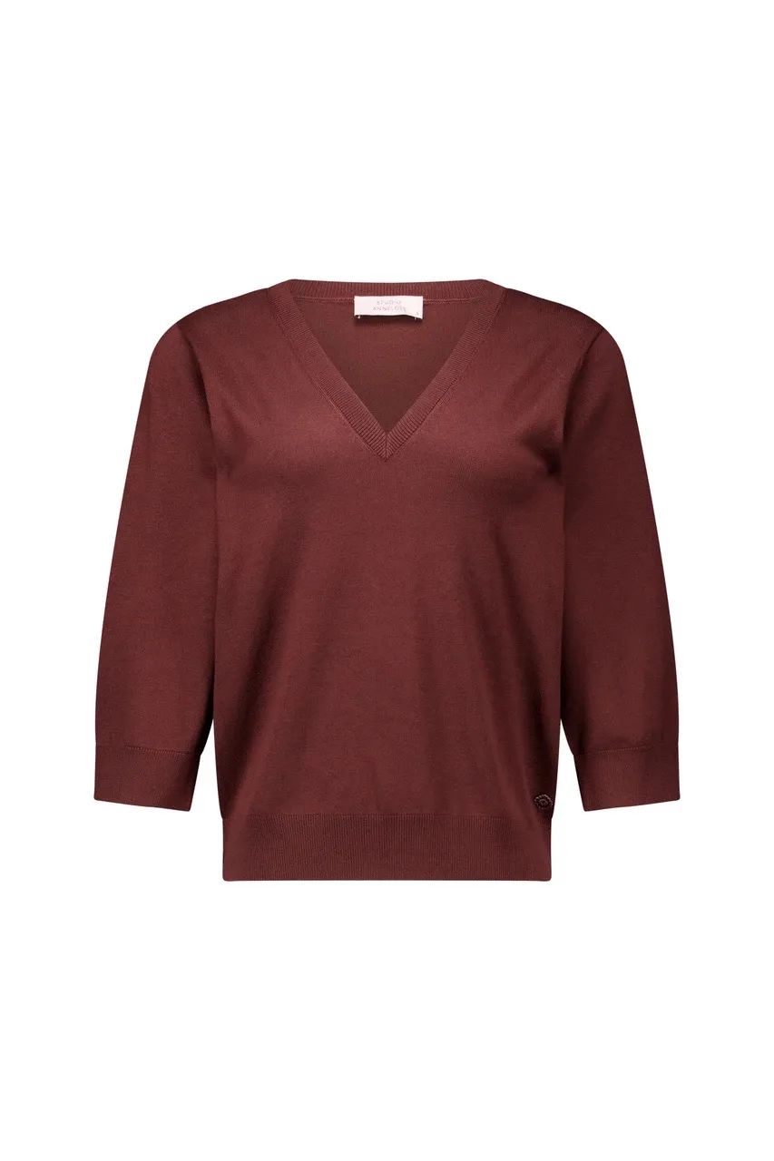 Truida 3/4 pullover - Espresso - Afbeelding 6
