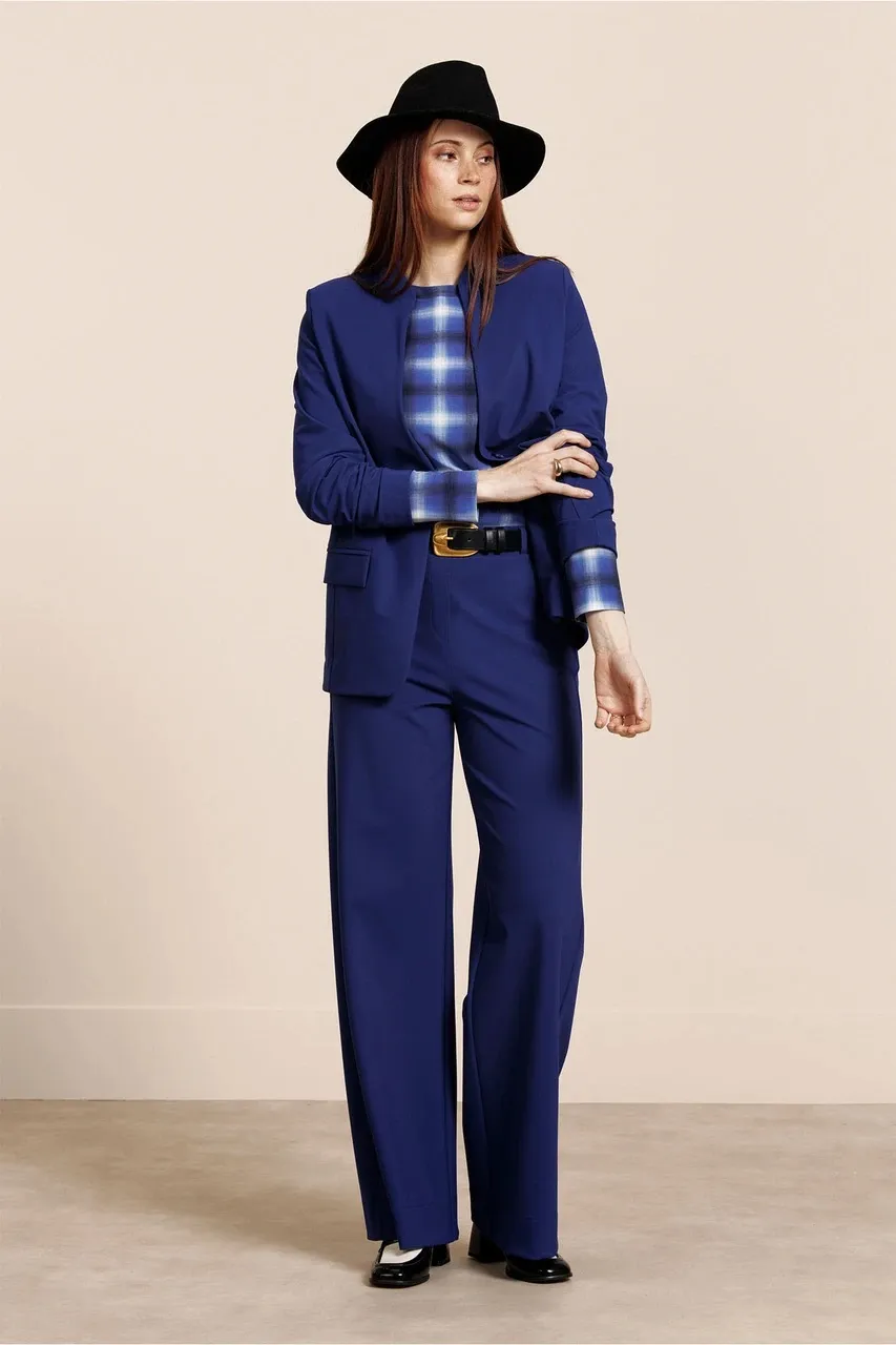 Marita bonded blazer - Ink Blue - Afbeelding 2