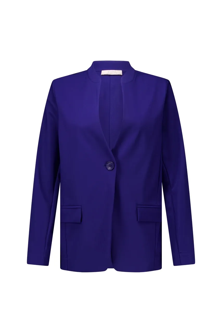 Marita bonded blazer - Ink Blue - Afbeelding 5