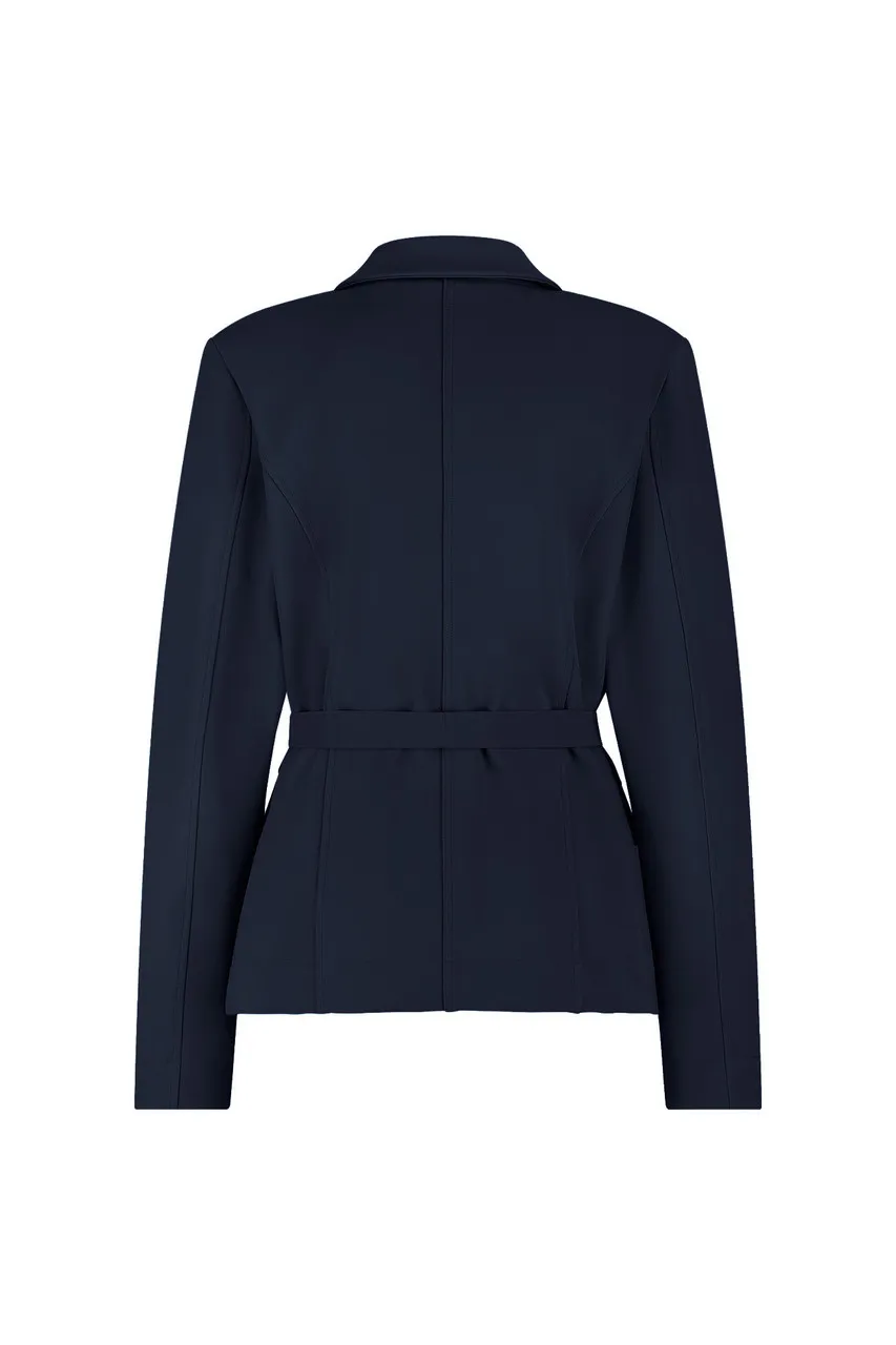 Elin bonded blazer - Blauw - Afbeelding 5