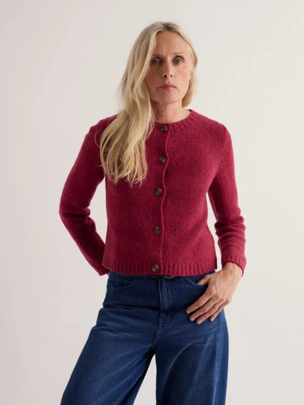 Dawson Pick Cardigan Merino - Dahlia