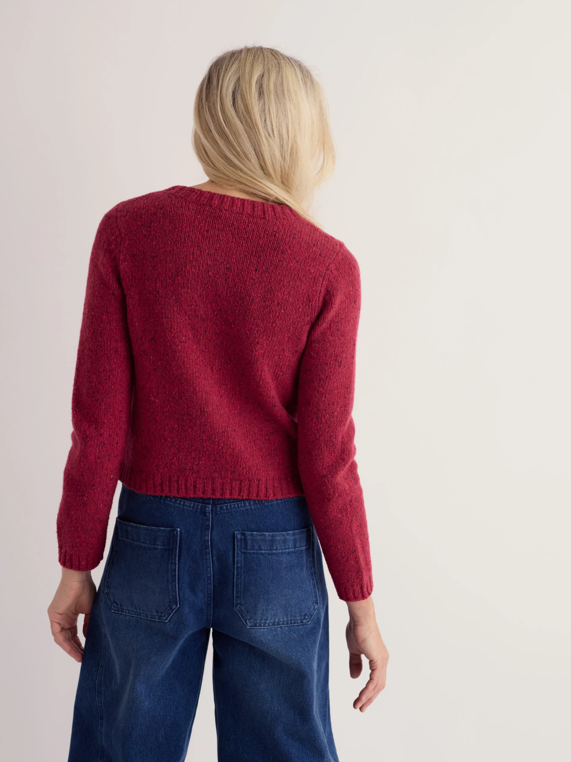 Dawson Pick Cardigan Merino - Dahlia - Afbeelding 2
