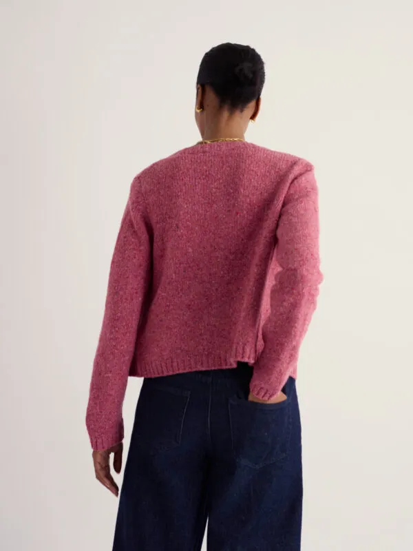 Dawson Pick Cardigan Merino - Squash