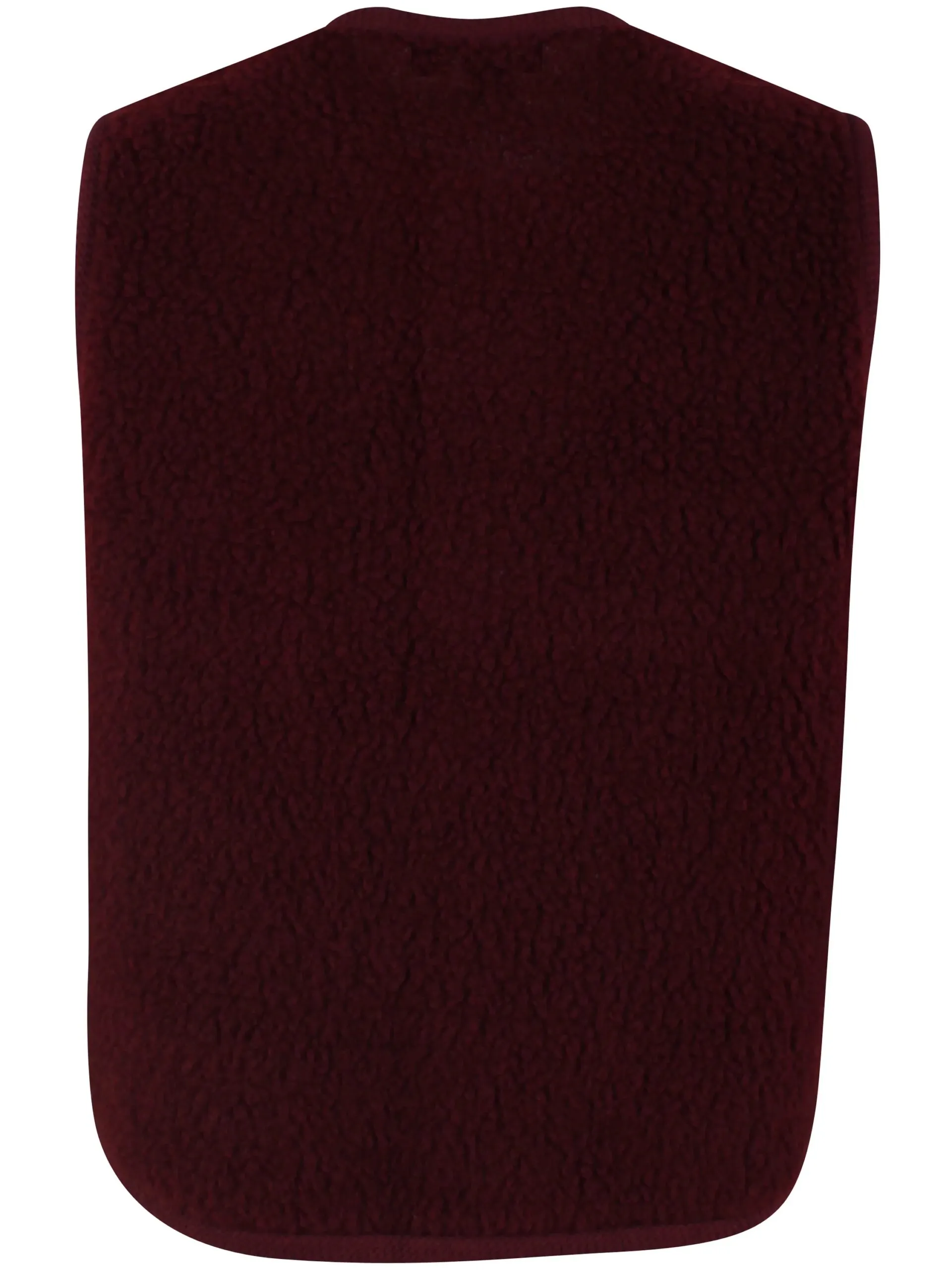 Danecubist Fuzzy Wool Fleece Vest - Dark wine - Afbeelding 4