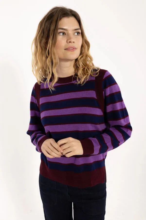 Daneverse Merino Wool Sweater - Deep Blue