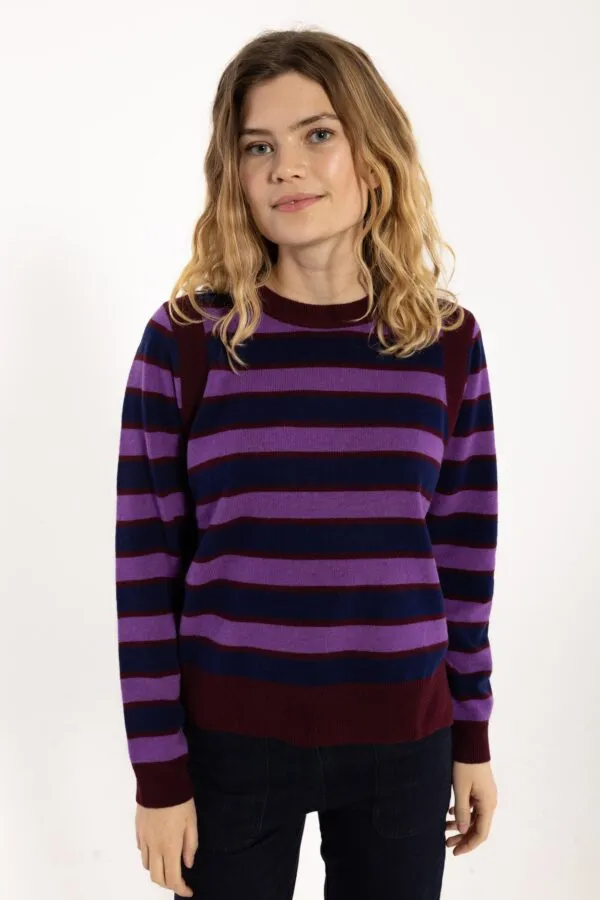 Daneverse Merino Wool Sweater - Deep Blue