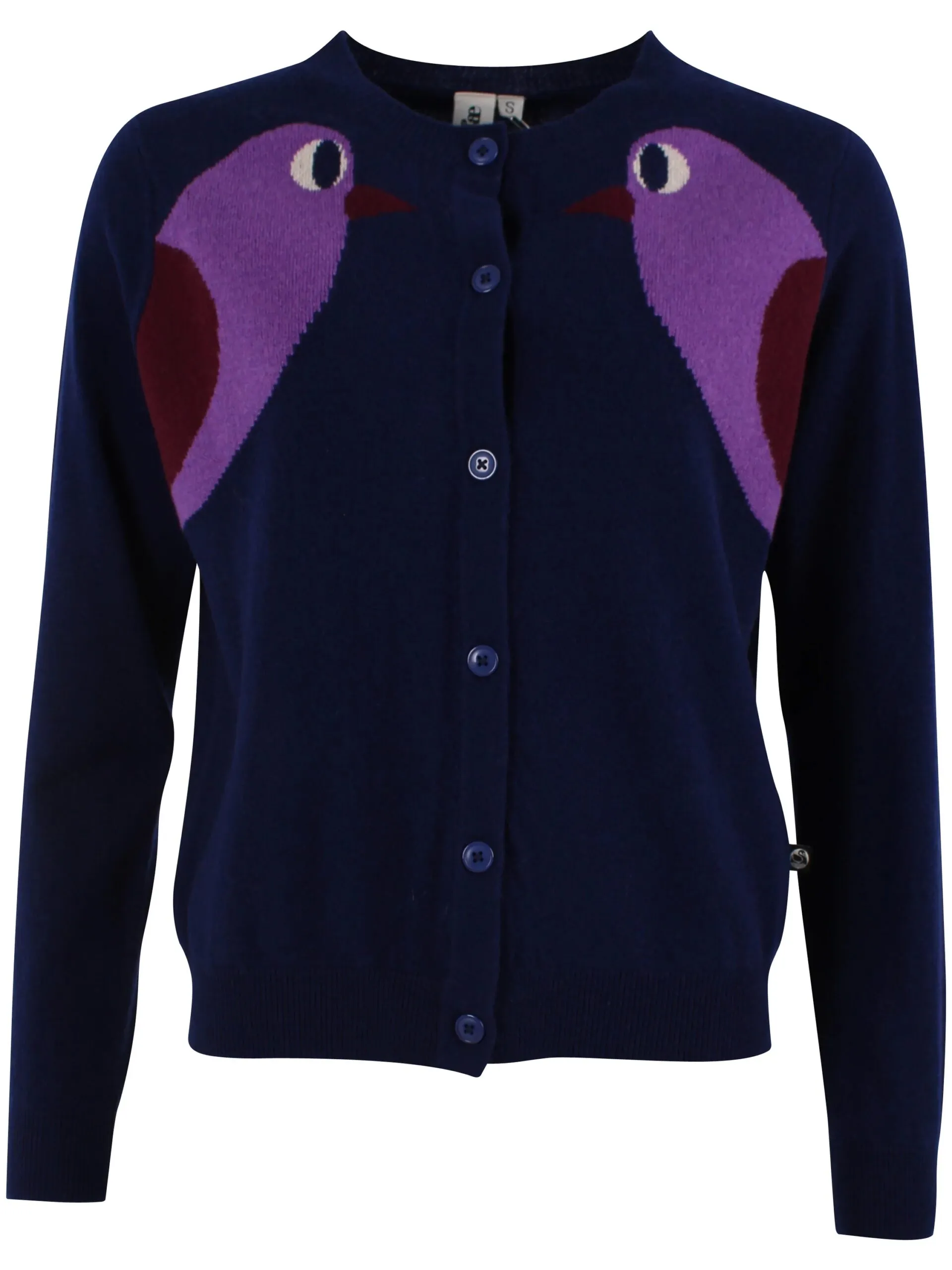 Danelife Merino Wool Cardigan - Deep Blue - Afbeelding 6