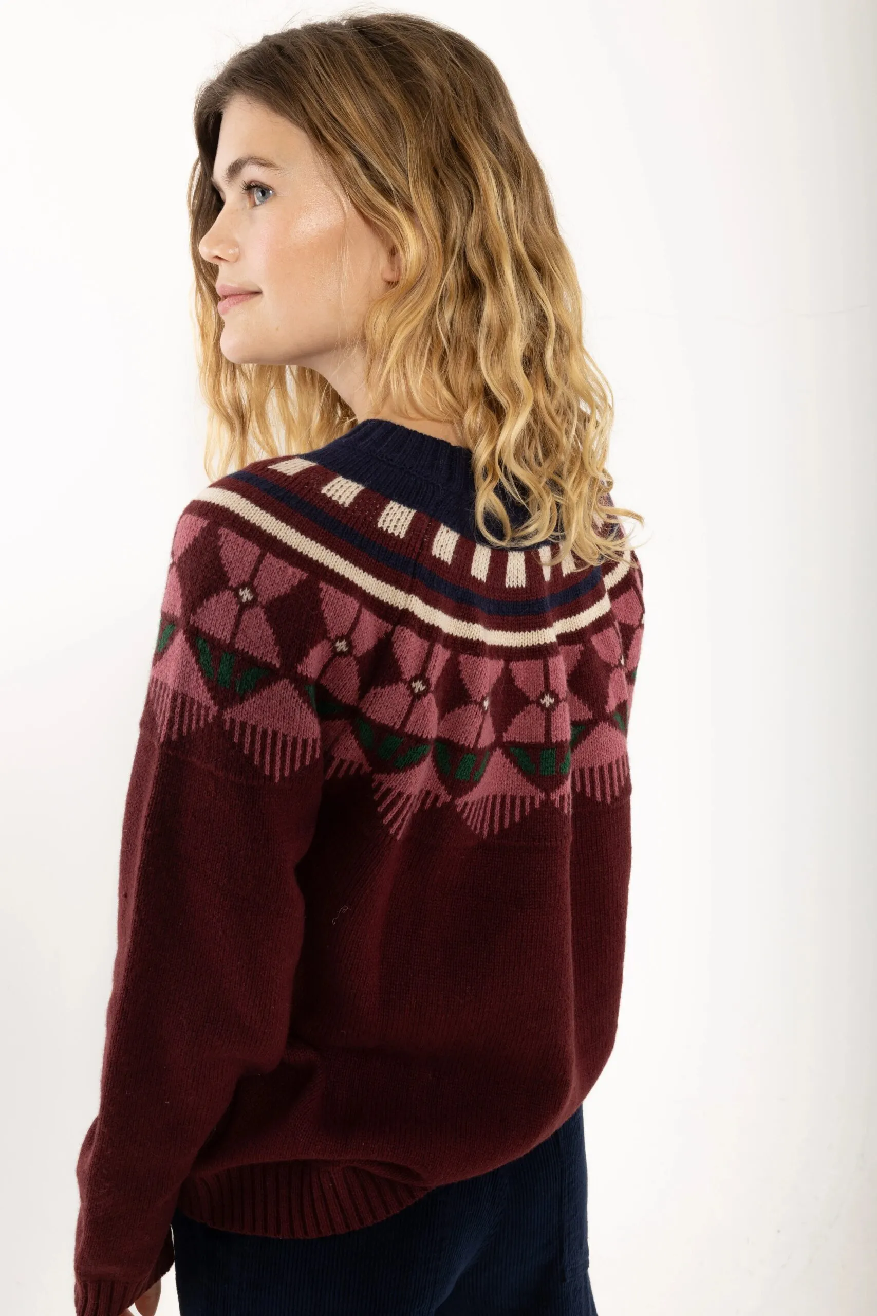 Daneblizzard Wool Sweater - cherry - Afbeelding 3