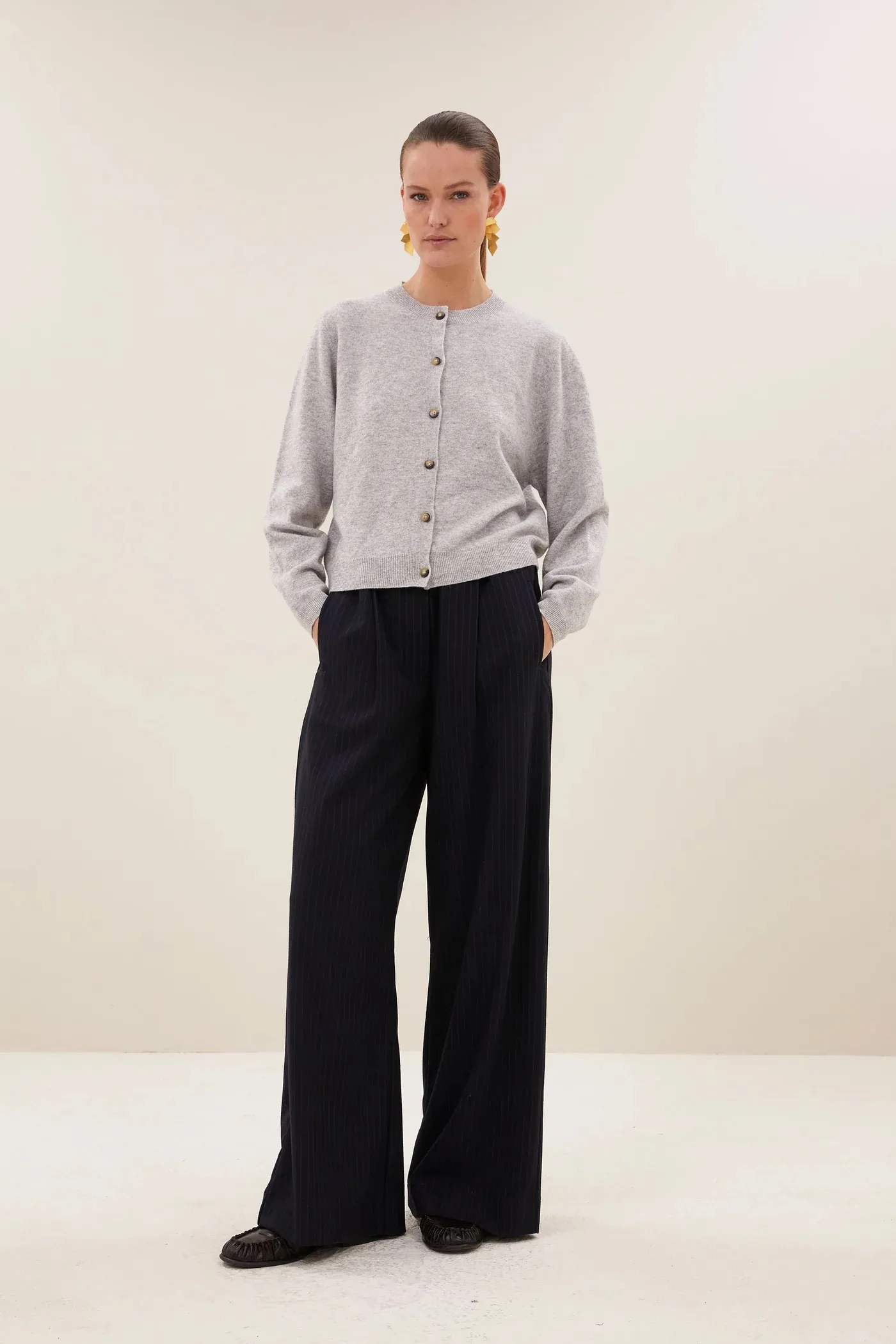 benji pine stripe pants - dark pine stripe