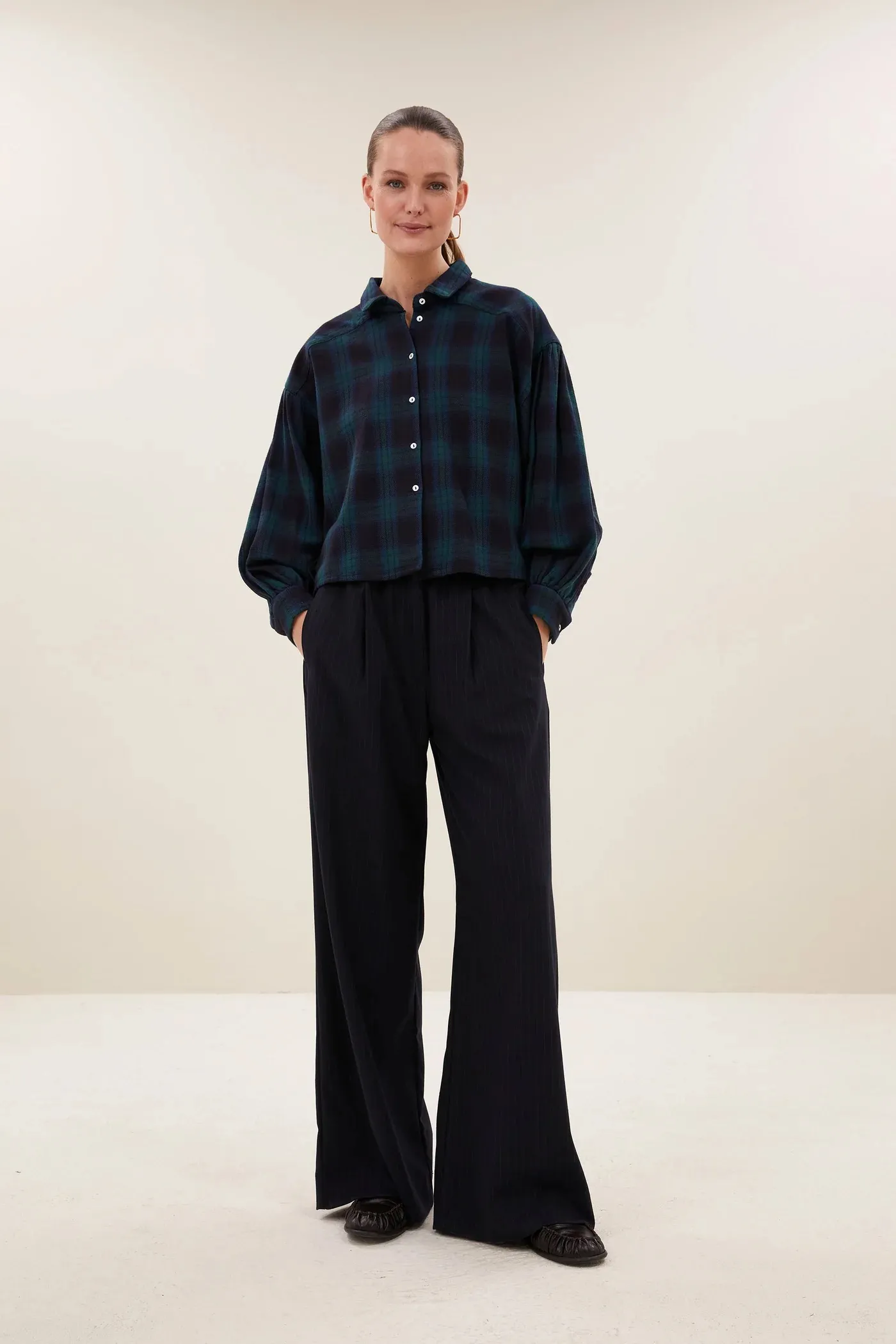 benji pine stripe pants - dark pine stripe - Afbeelding 2