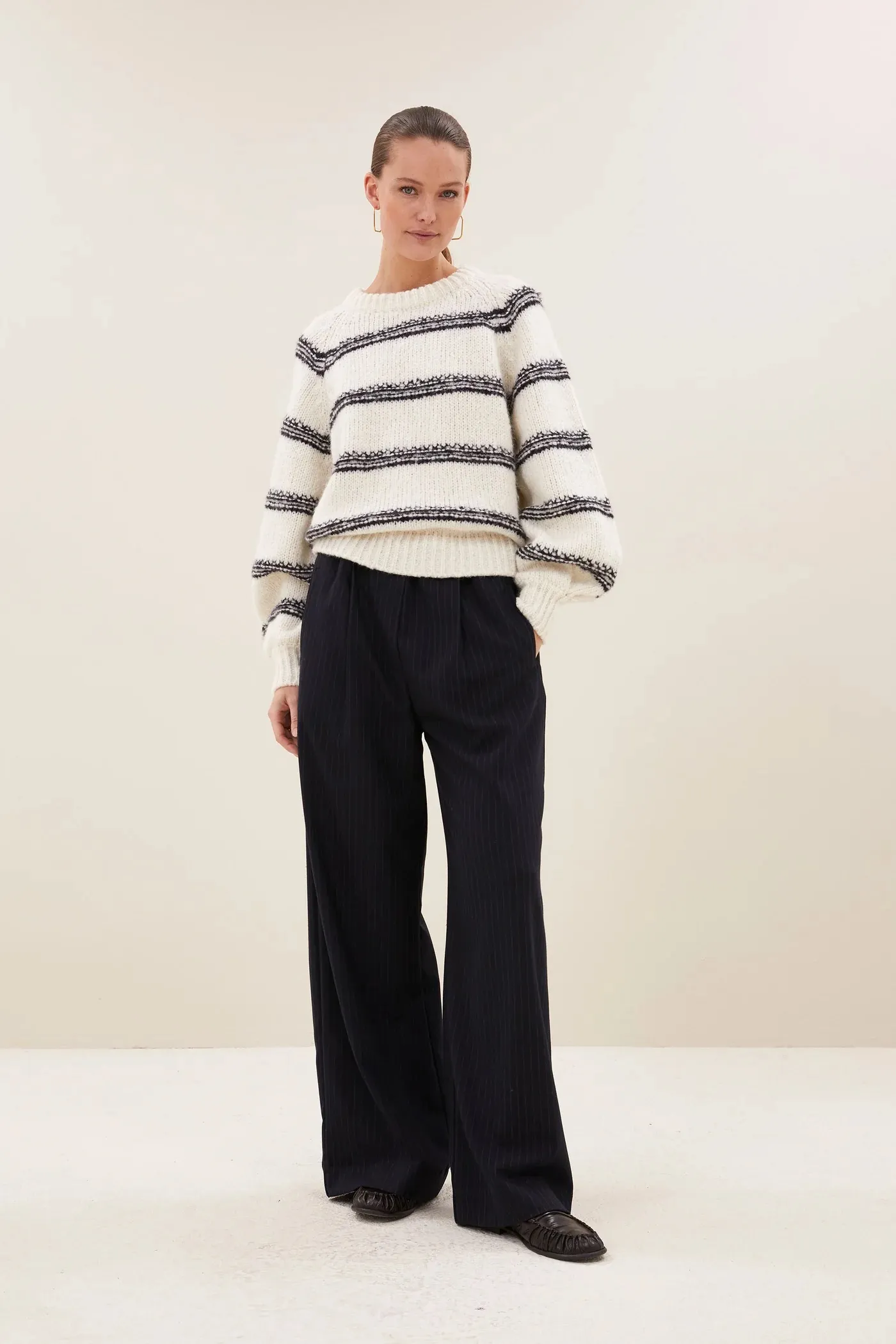 benji pine stripe pants - dark pine stripe - Afbeelding 3