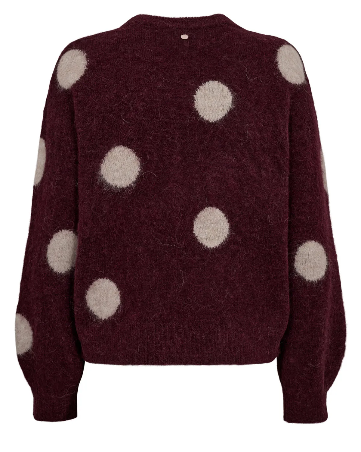 Nusuri Dot Pullover - bordeaux - Afbeelding 6