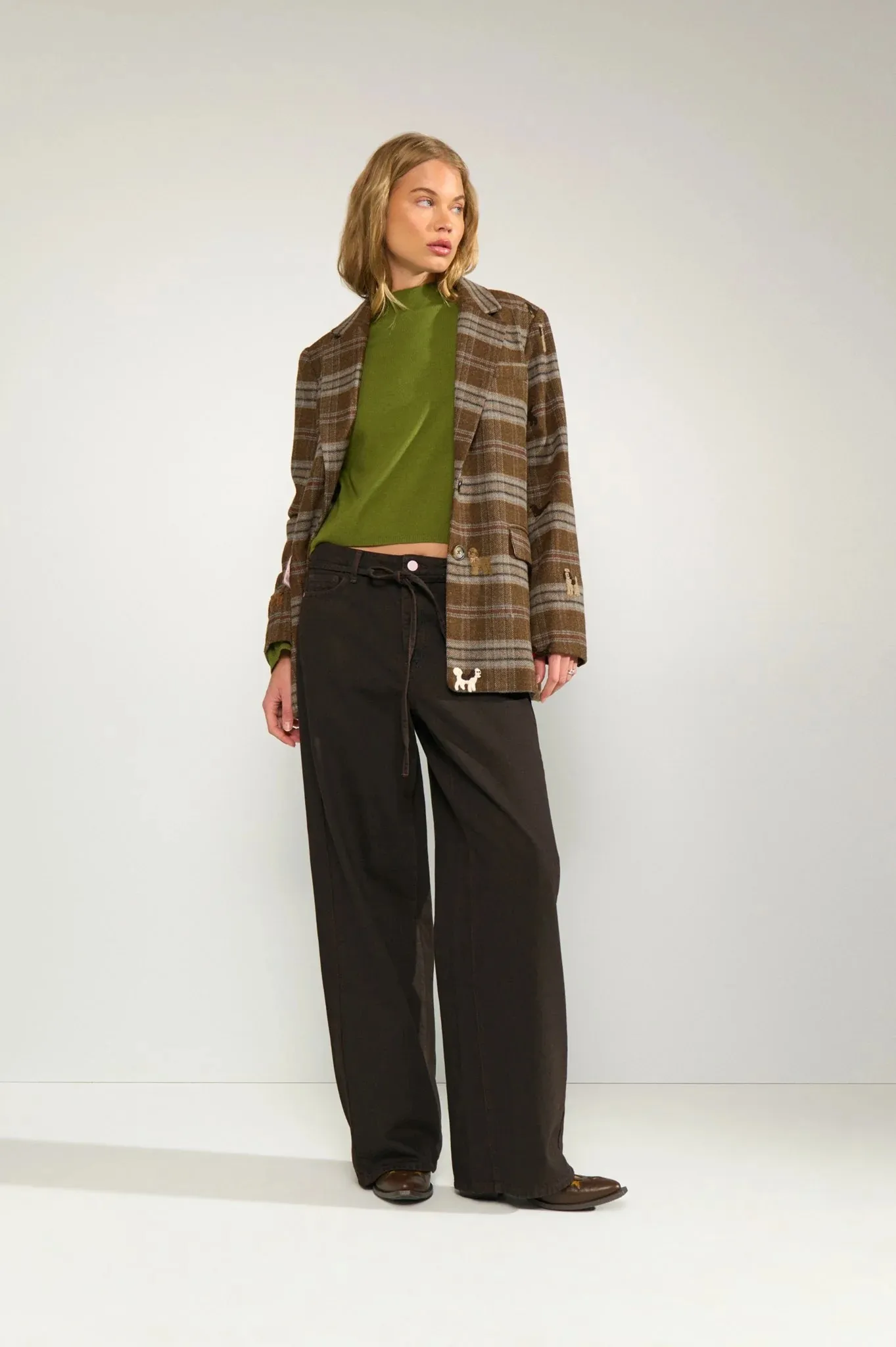 Nuezma Oversize Blazer - Bruin - Afbeelding 3
