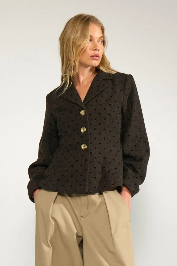 Nuamia Blazer - Bruin