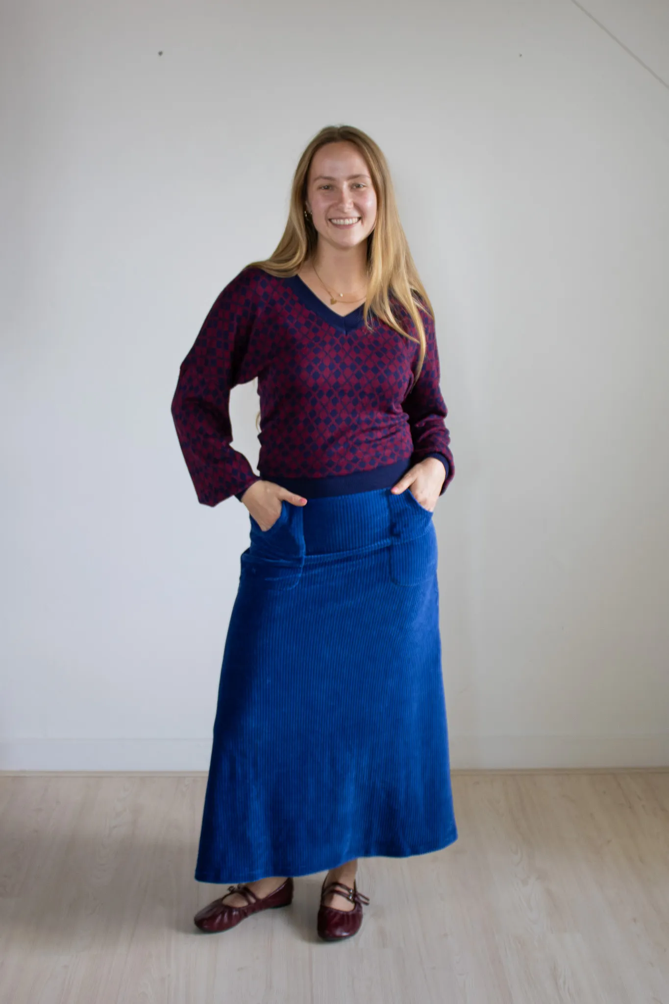 Loni Skirt - Blauw