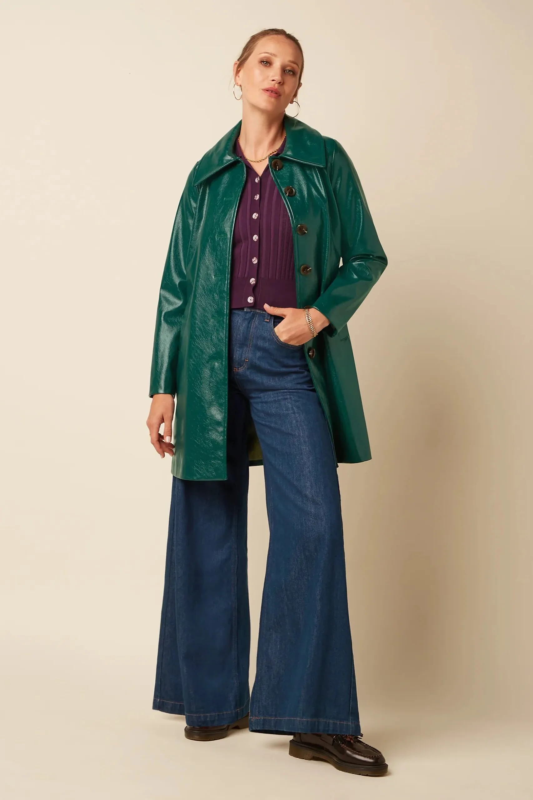 Anais Coat Giltz - Botanical Green - Afbeelding 3