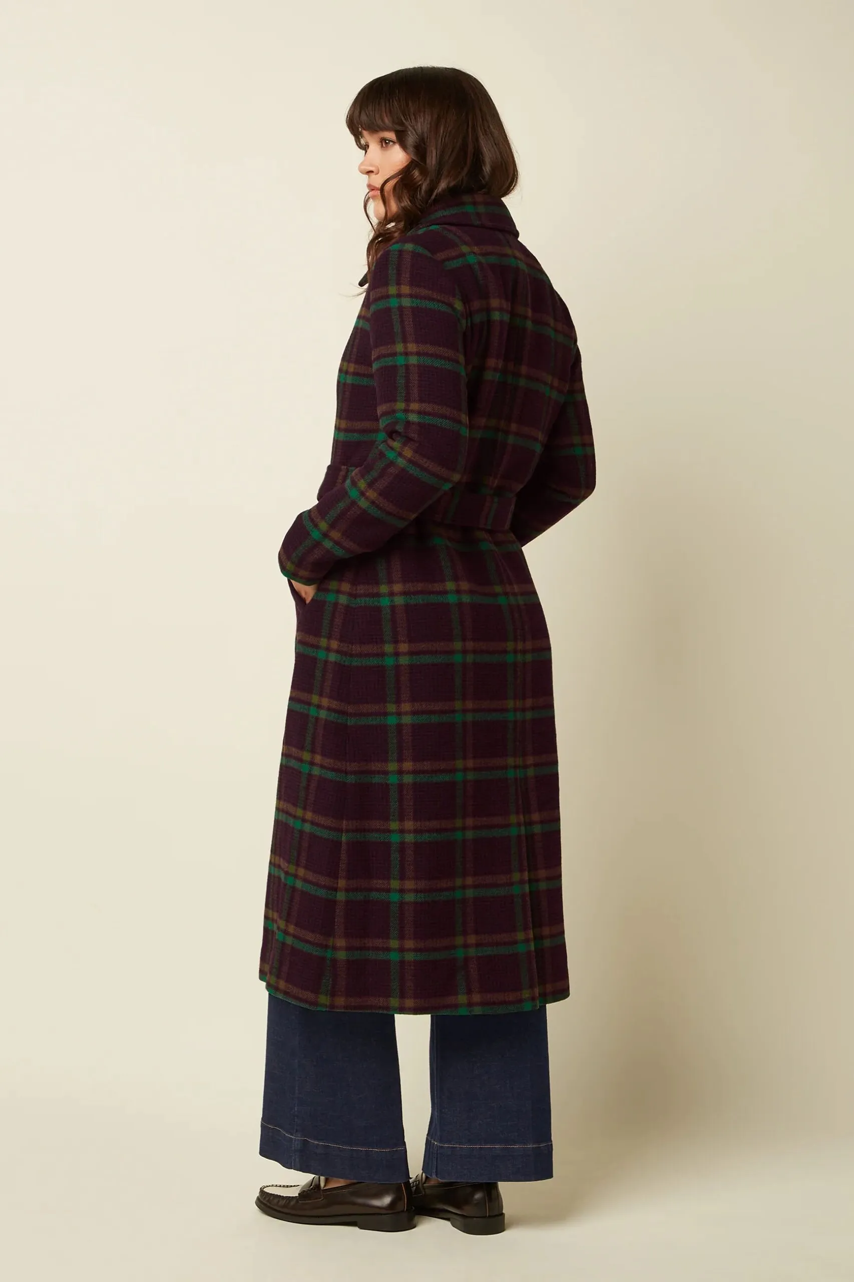 Arabella Coat Vera Check - Porto Red - Afbeelding 2