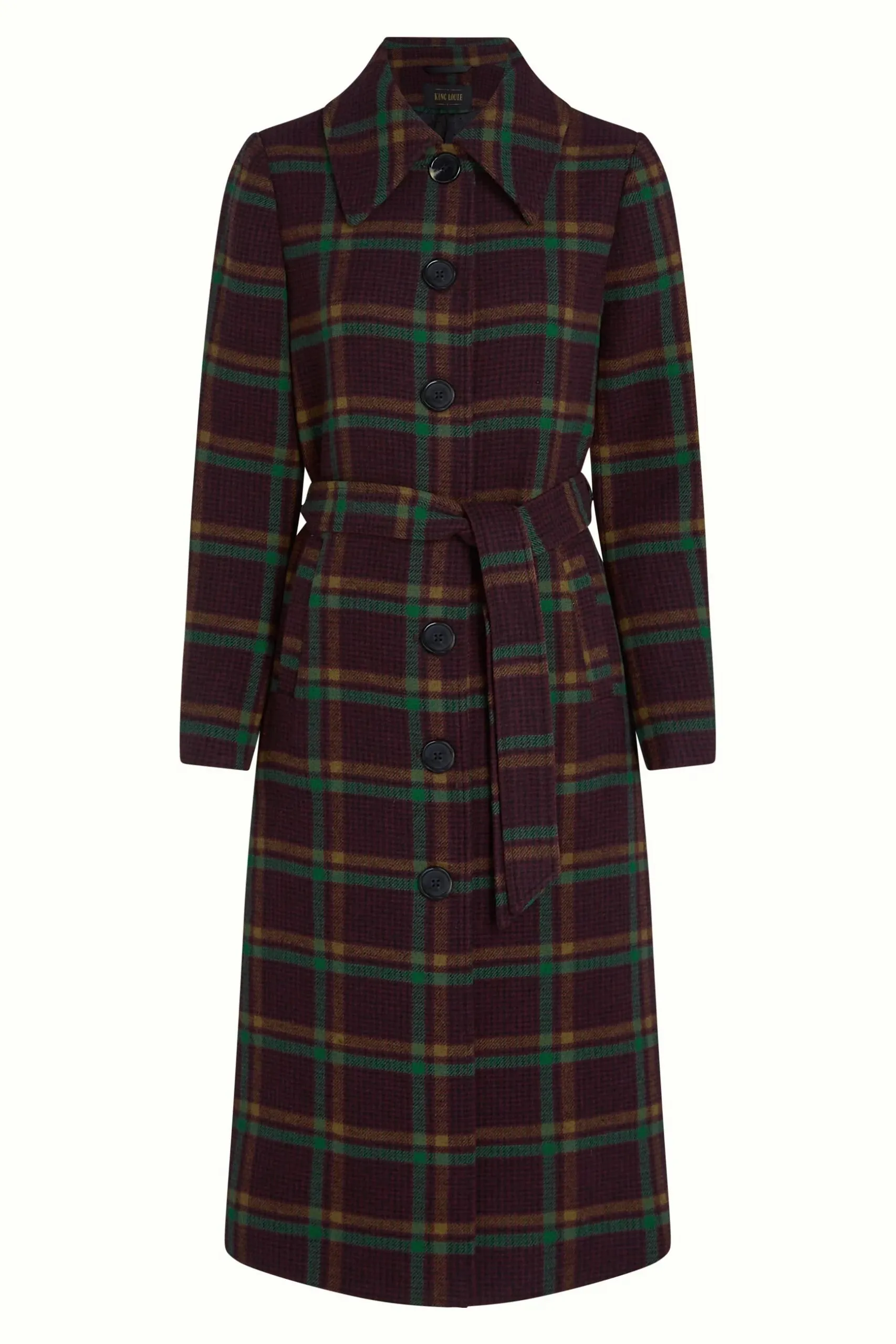 Arabella Coat Vera Check - Porto Red - Afbeelding 6