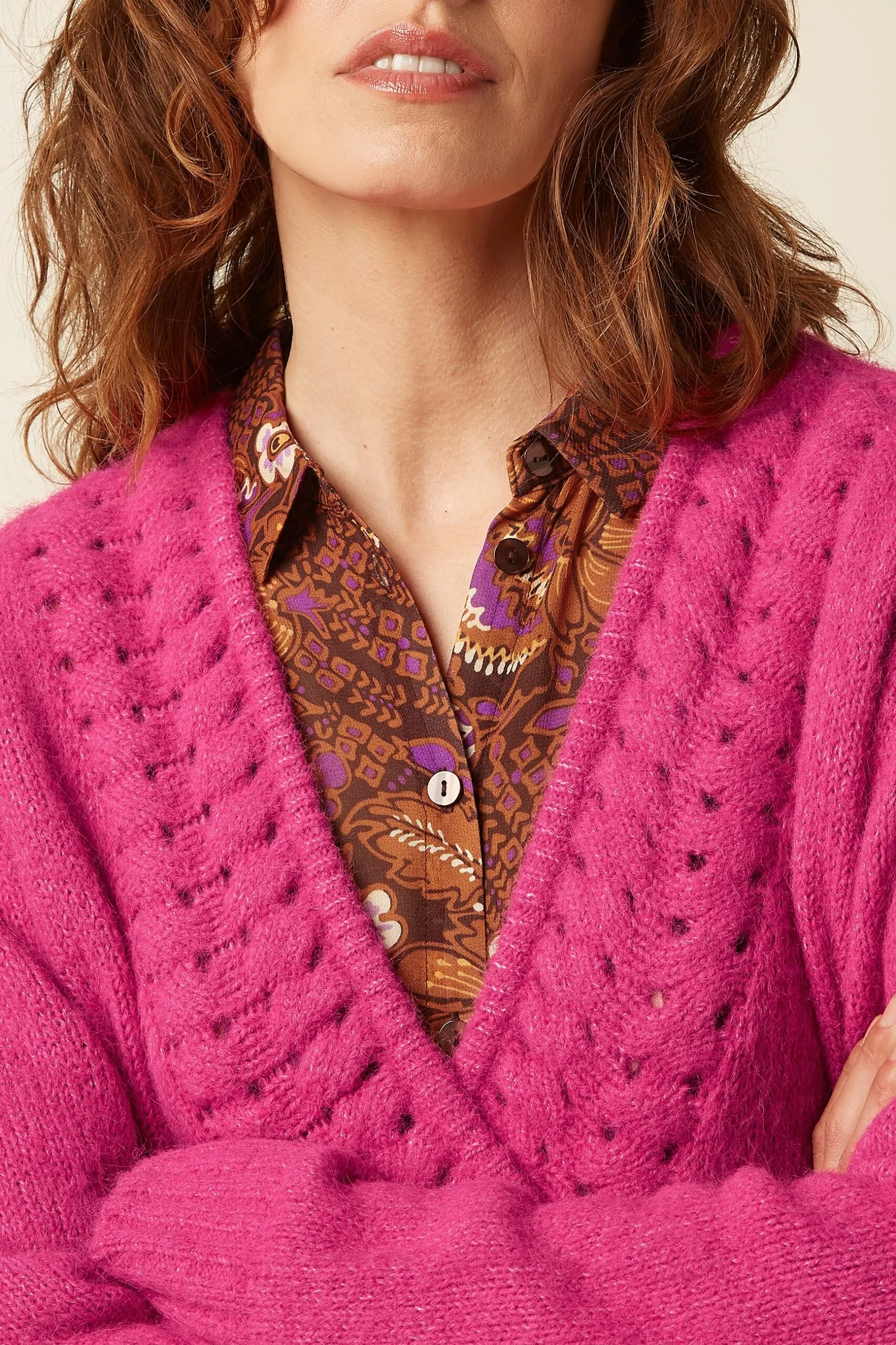 Vina Top Hollow - Neon Pink - Afbeelding 2