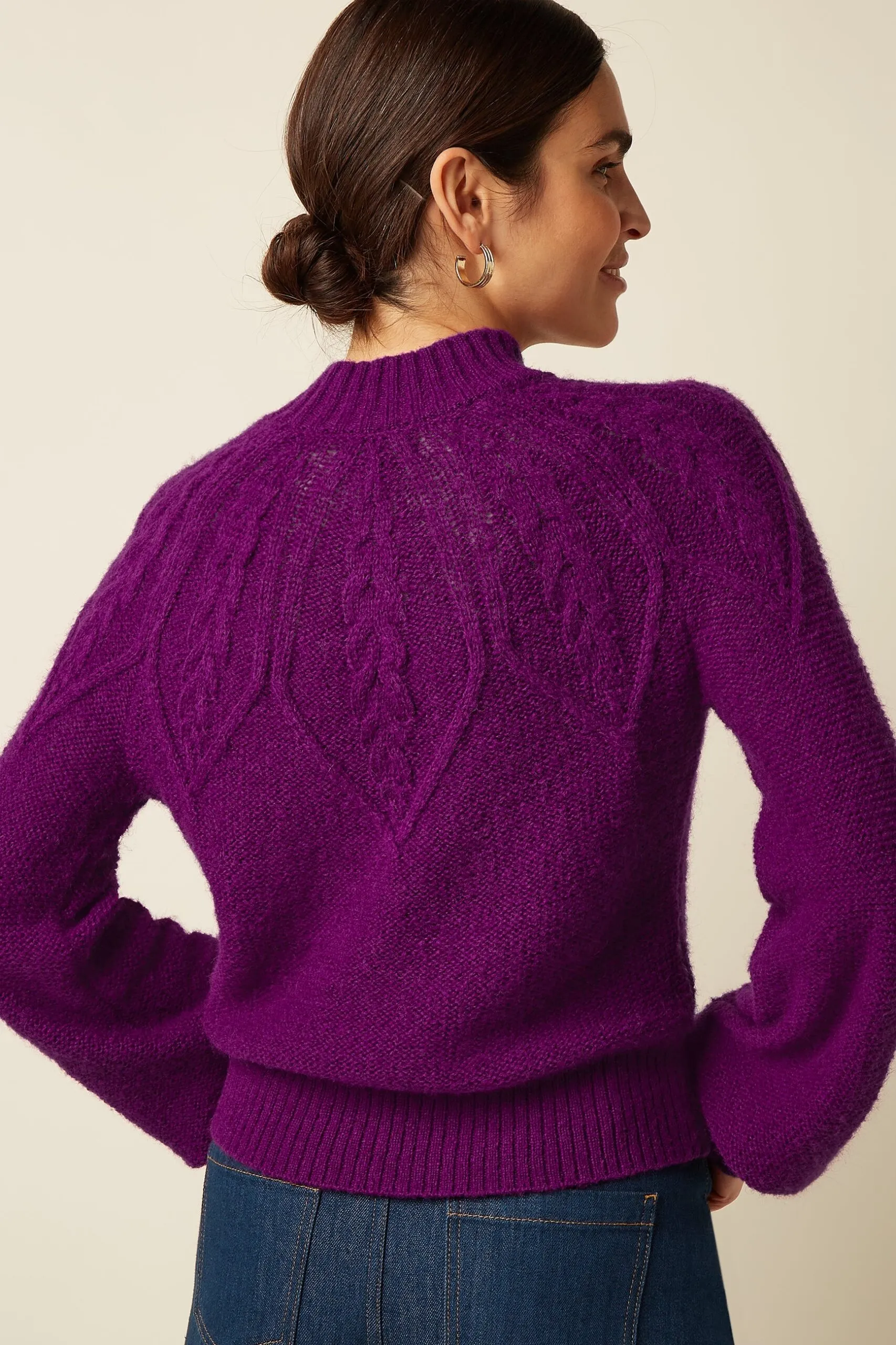 Joanie Raglan Top Orcia - Caspia Purple - Afbeelding 2