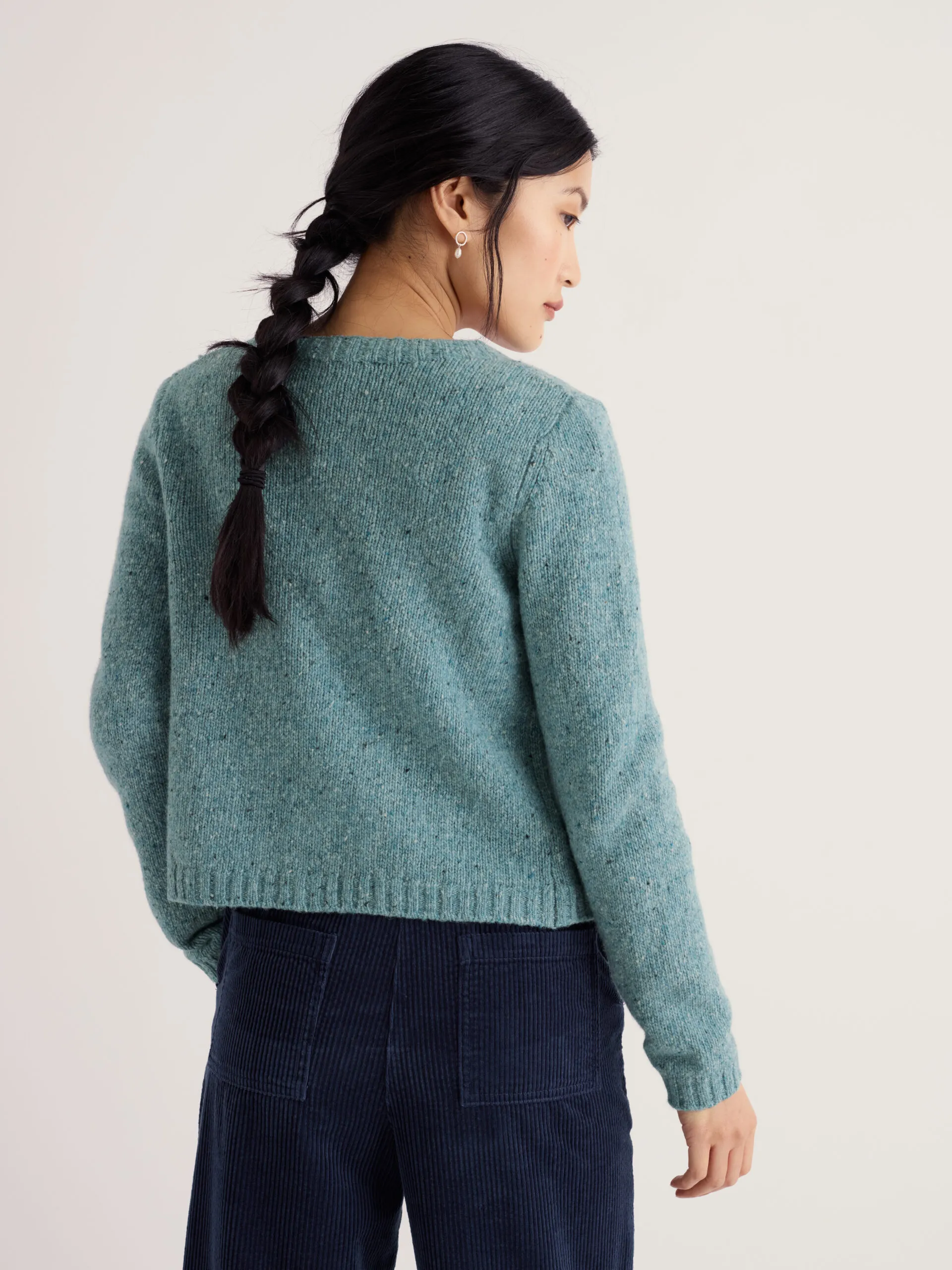 Dawson Pick Cardigan Merino - Lichen - Afbeelding 2