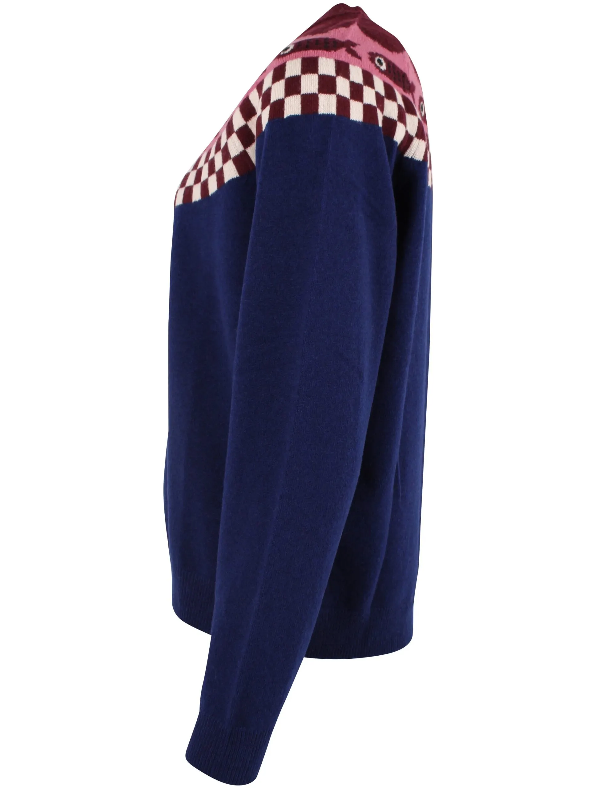 Danesidel Merino Wool Sweater - Deep Blue - Afbeelding 6
