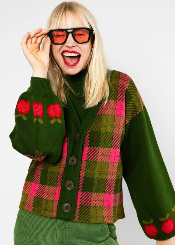 Winter Cardigan Charming Storyteller - Groen
