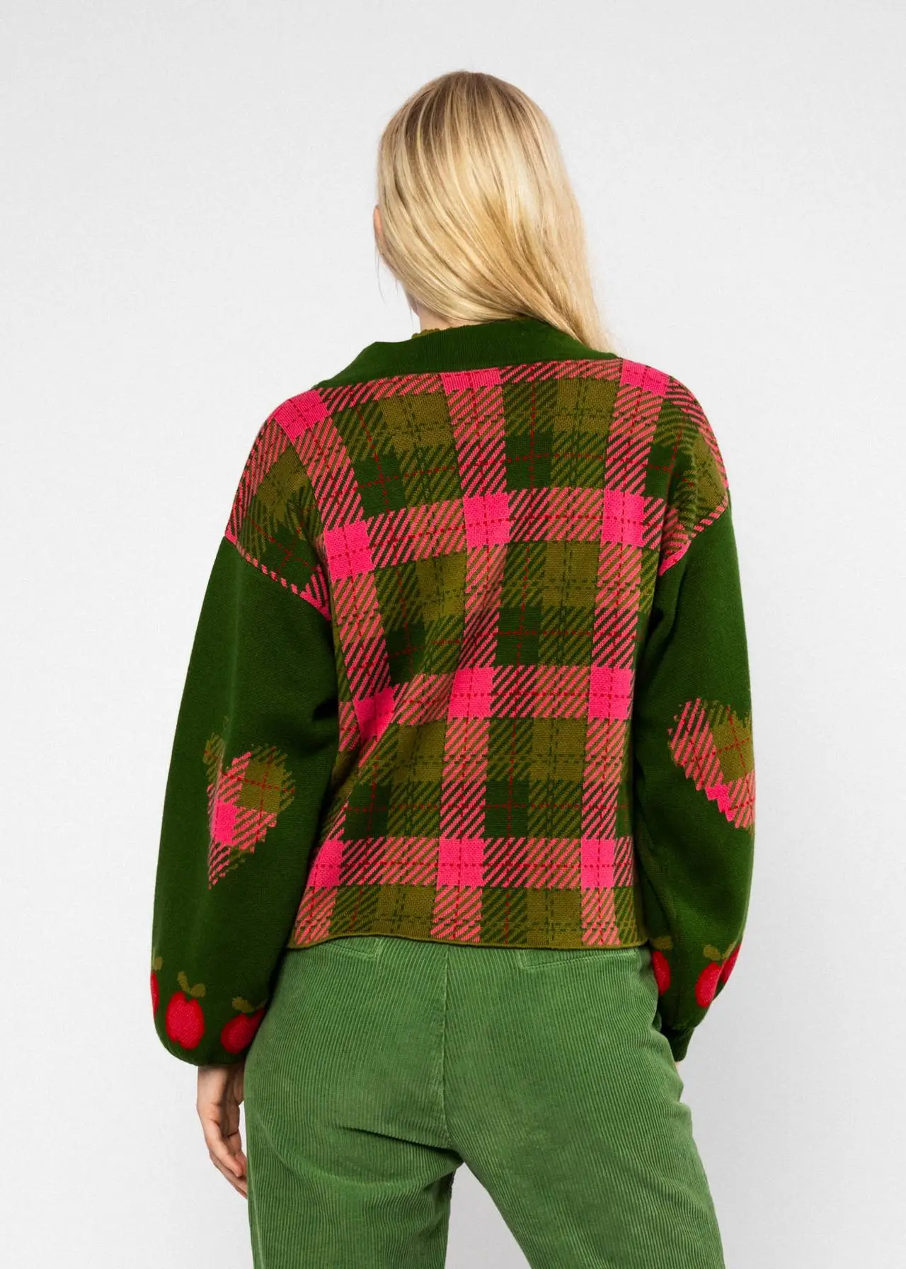 Winter Cardigan Charming Storyteller - Groen - Afbeelding 3