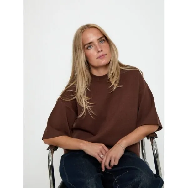 MSLupi Knit T-Shirt - Bruin